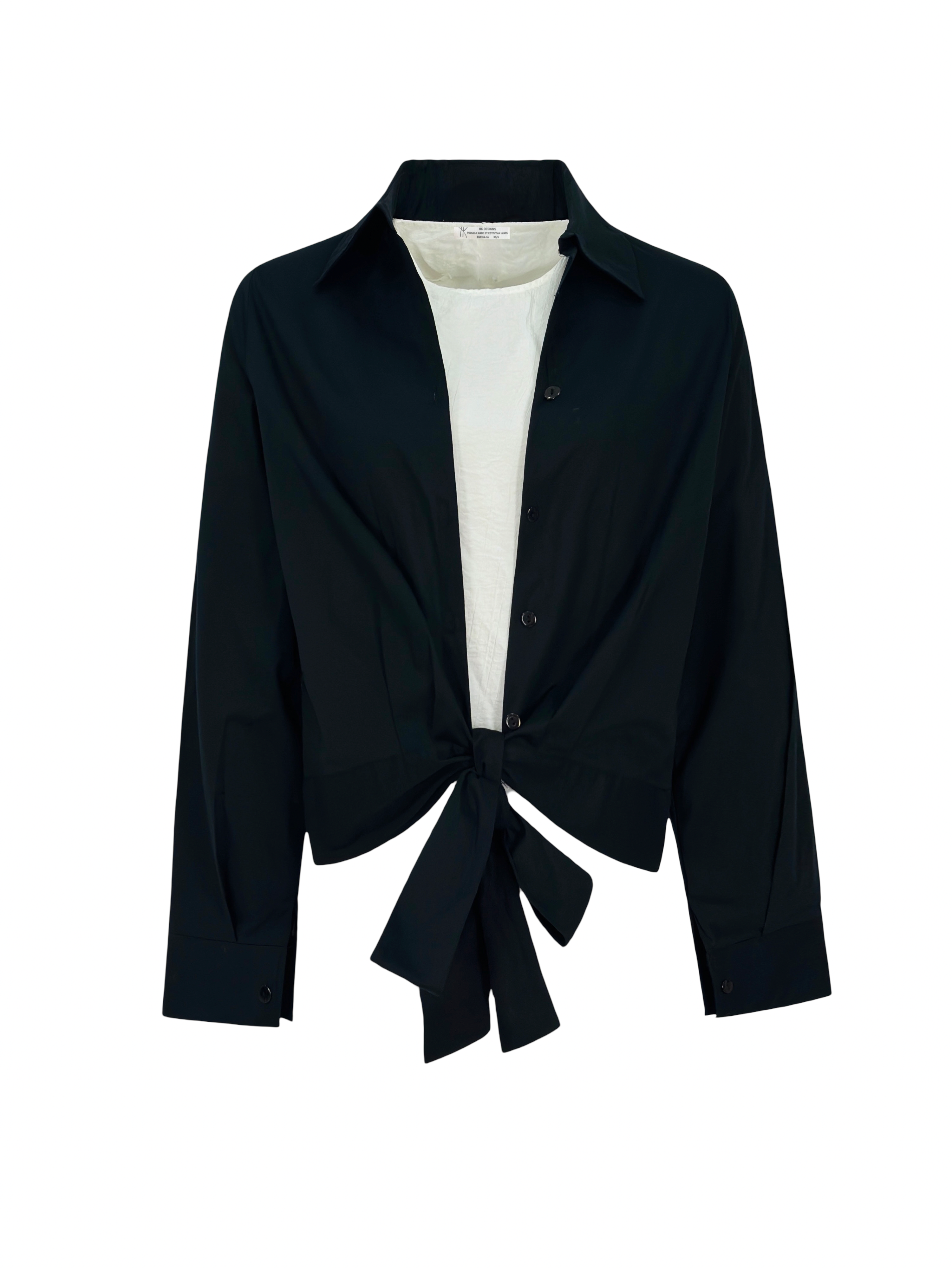 Cropped Wrap Shirt