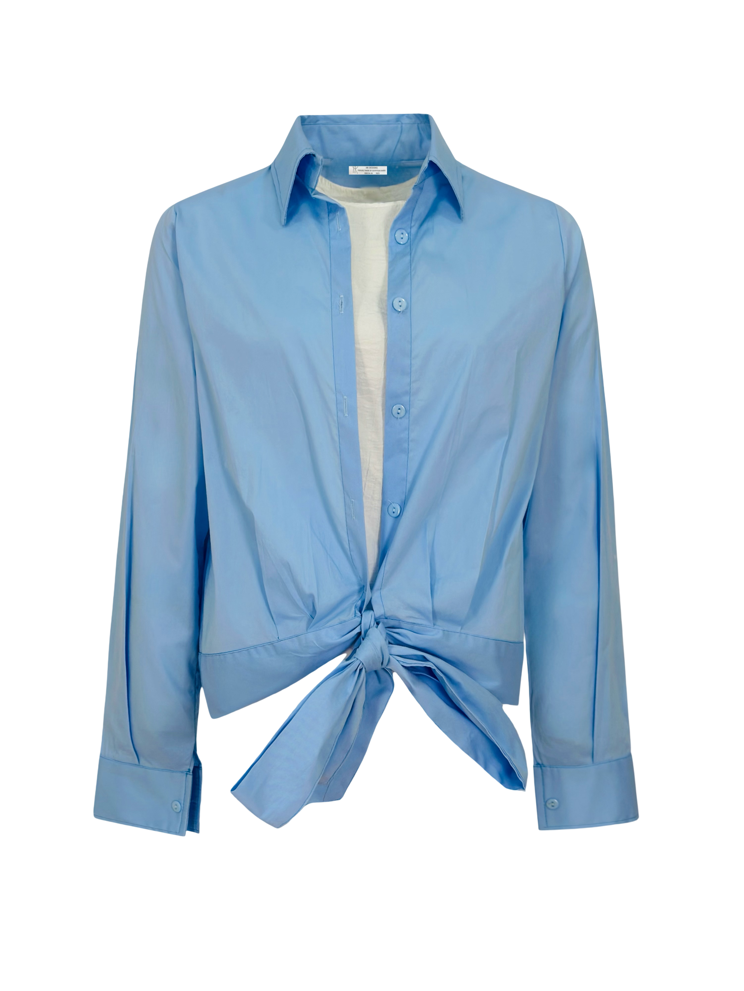 Cropped Wrap Shirt