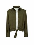 Cropped Wrap Shirt