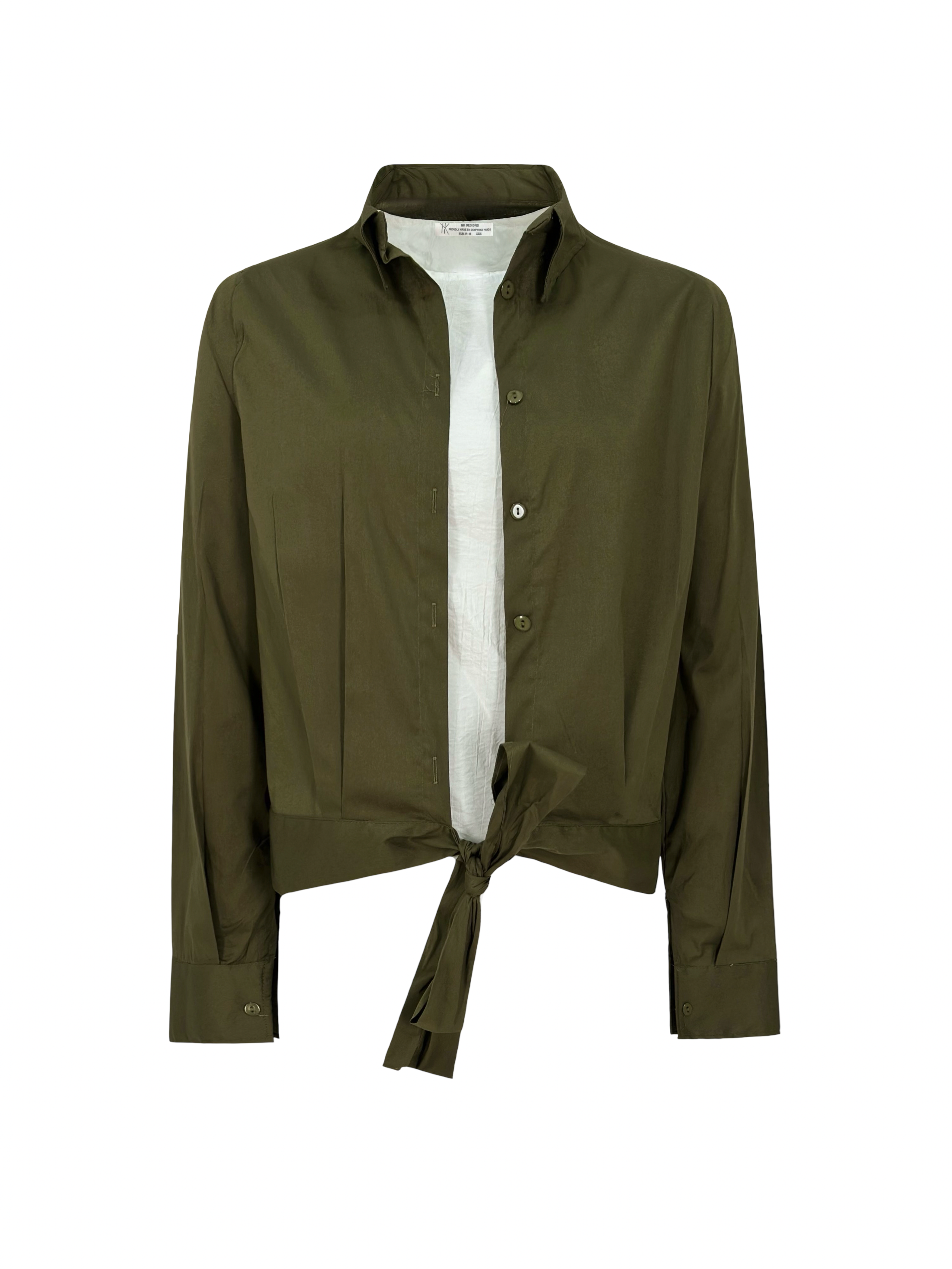 Cropped Wrap Shirt