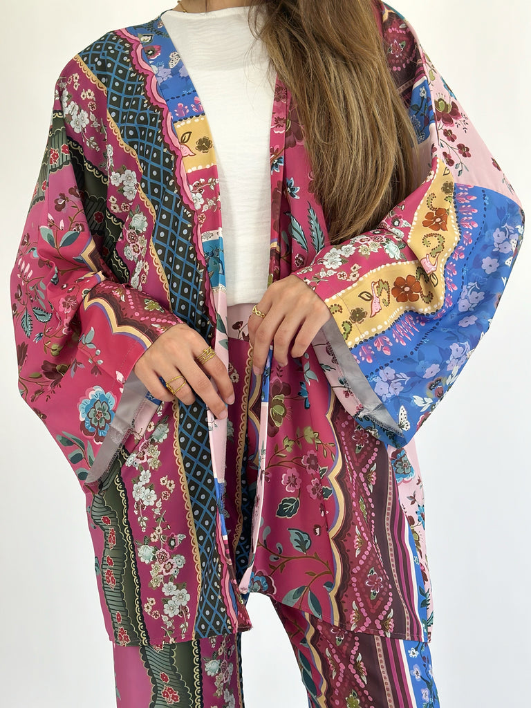 Vectorian Set Kimono