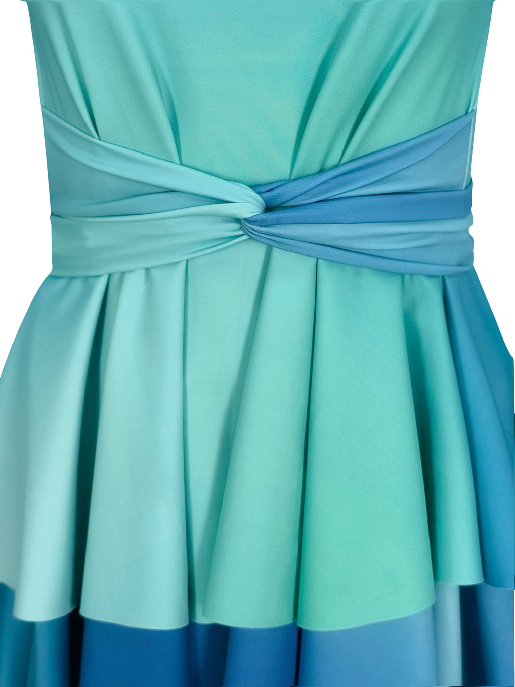 Aqua Skies Ruffled Swimsuit