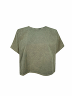 Acid Oversize Half T-Shirt