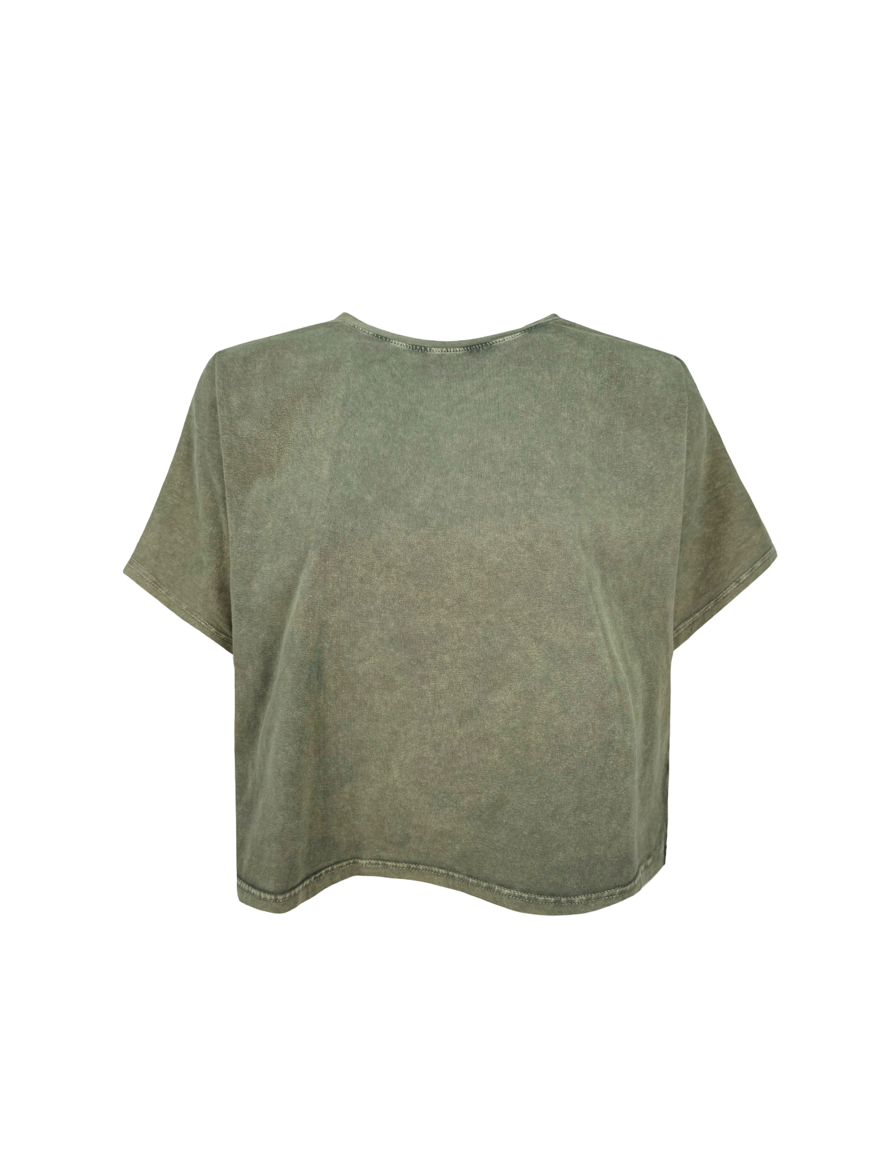 Acid Oversize Half T-Shirt