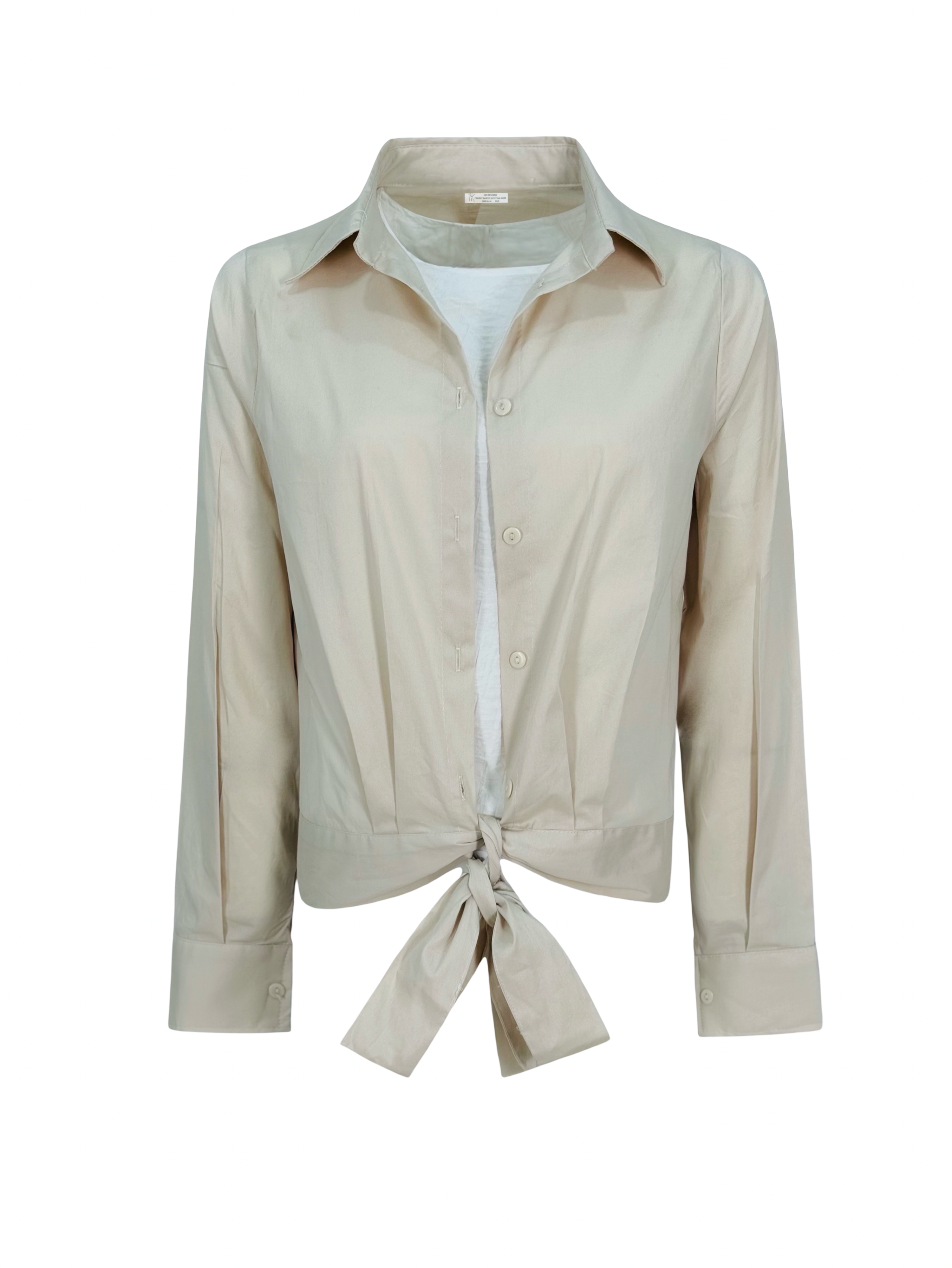 Cropped Wrap Shirt