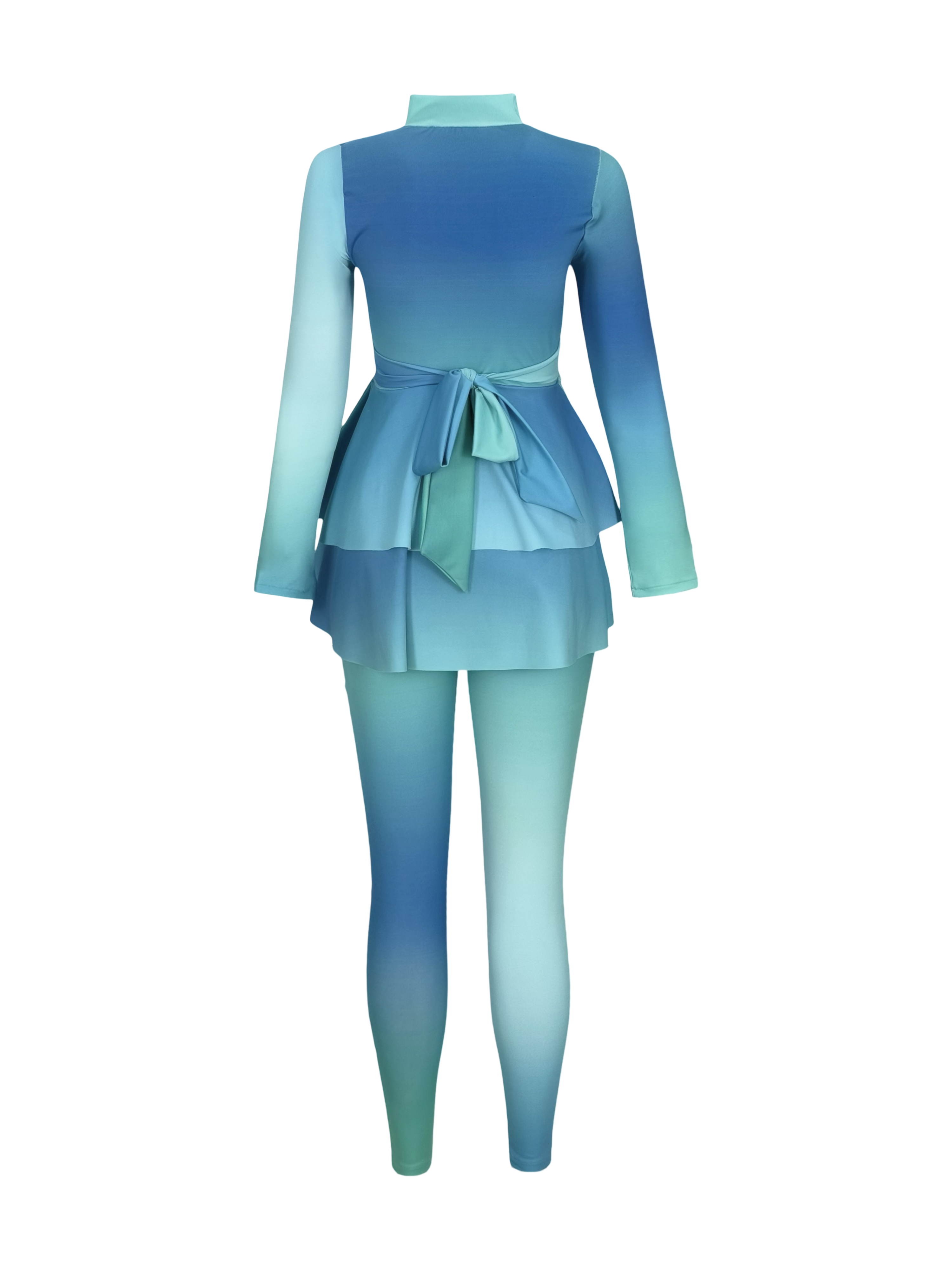 Aqua Skies Ruffled Swimsuit