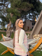 Stripped Ribbon Vest