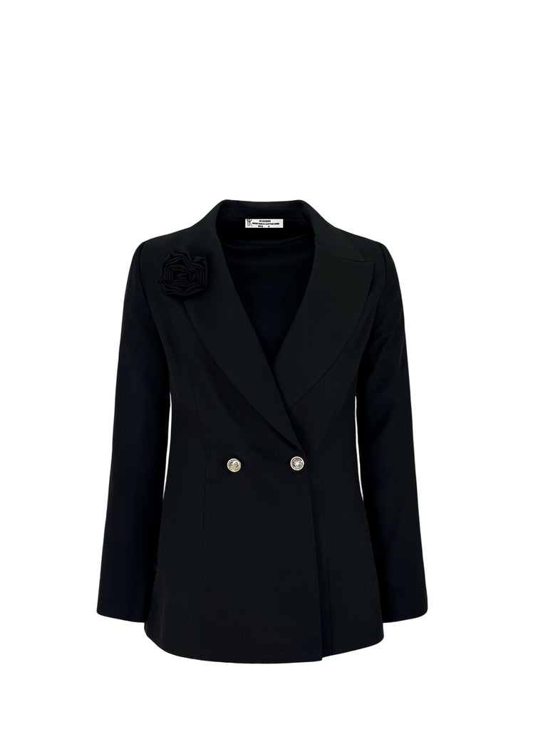 La Vie en Rose Suit Blazer Black