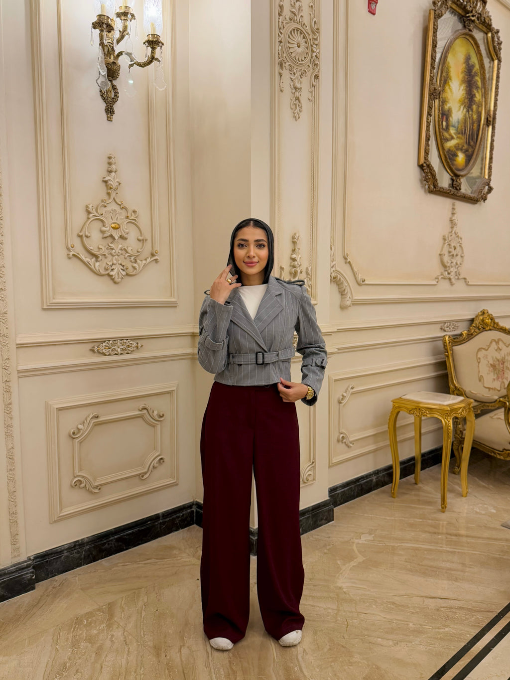 Cropped Wool Jacket