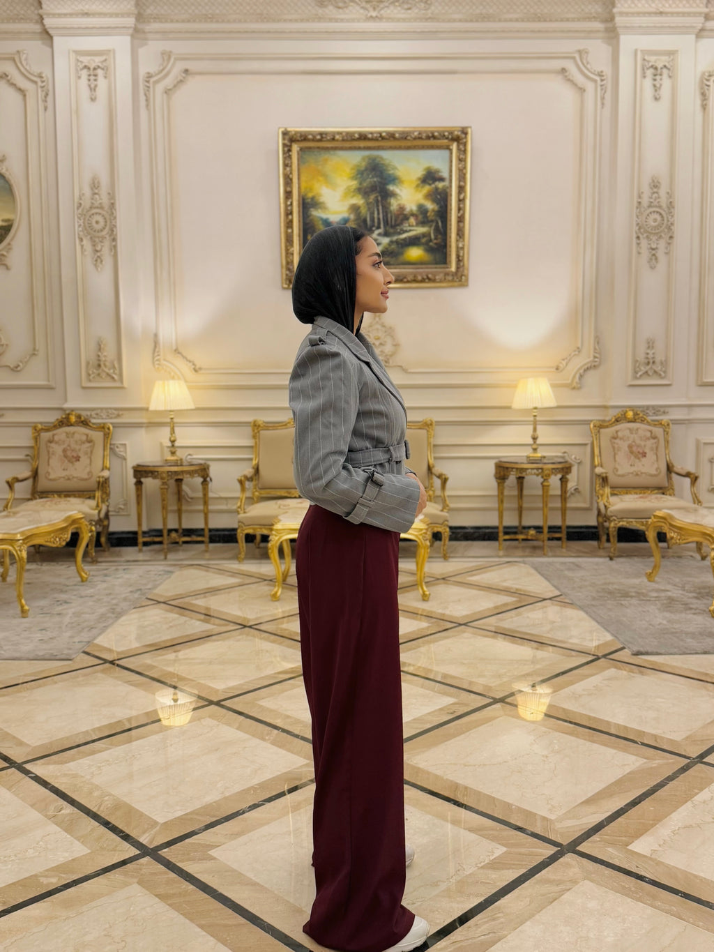 Cropped Wool Jacket