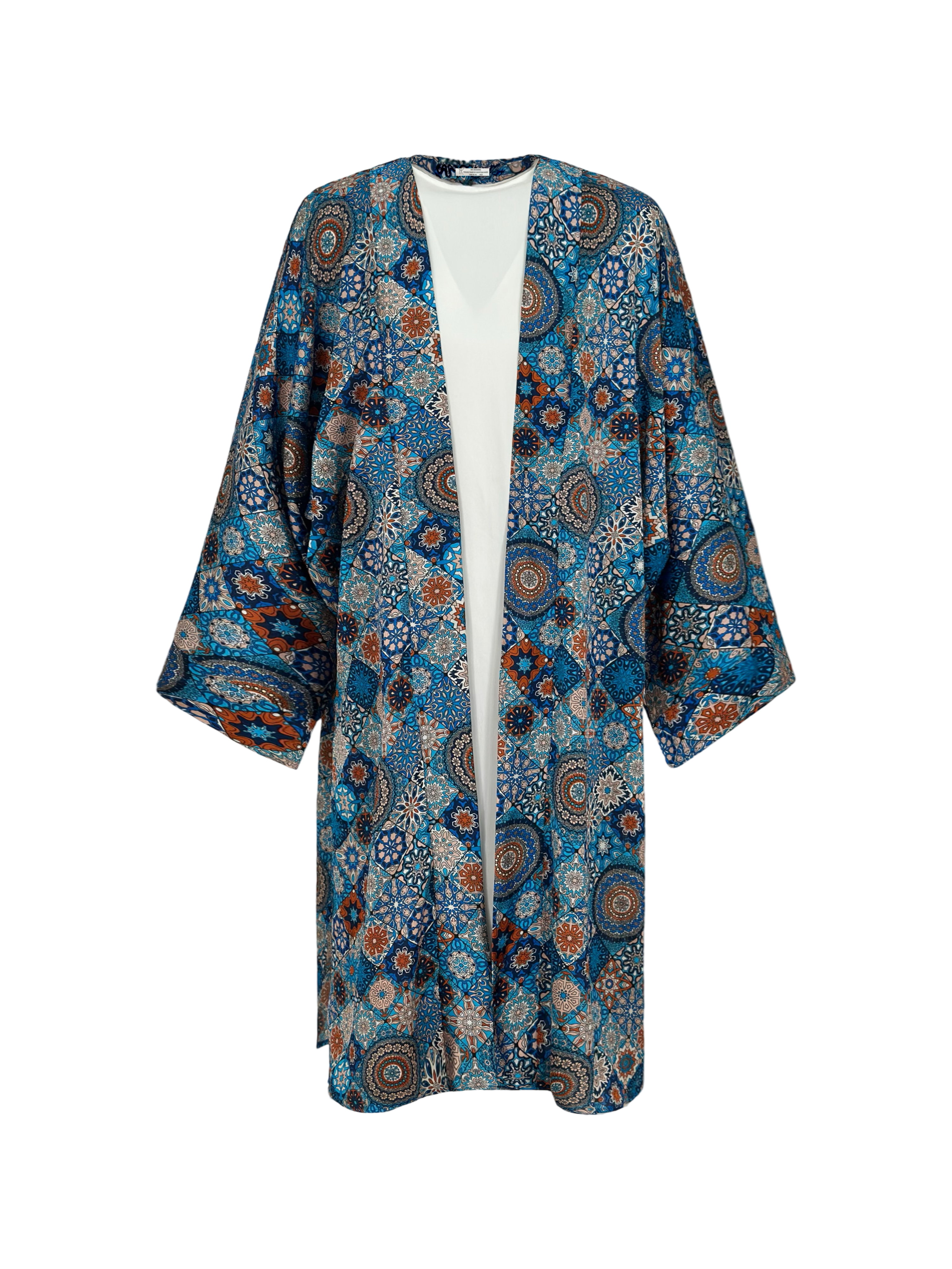 Silky Arabesque Kimono