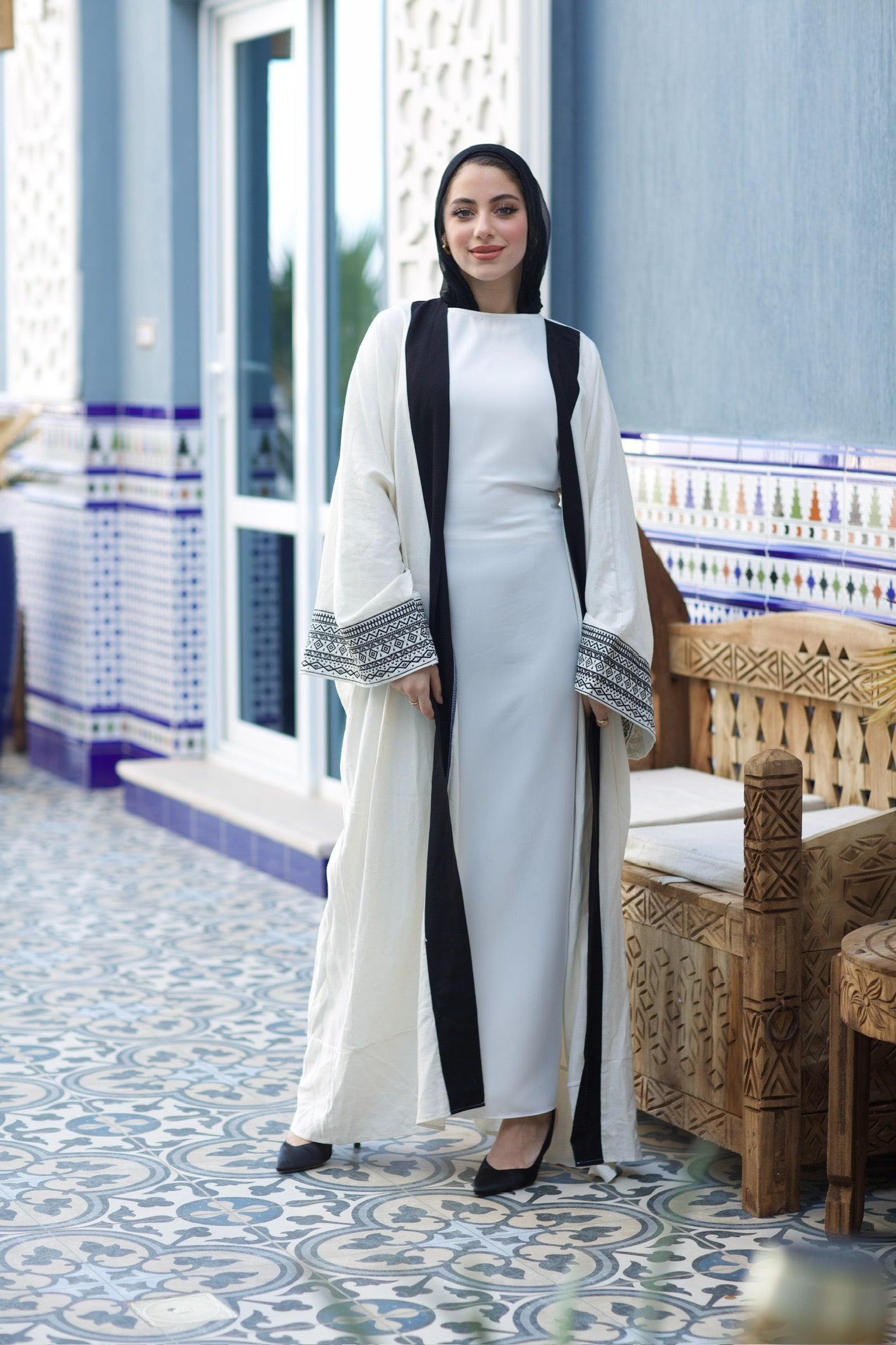 Eyes On World Kaftan Oatmeal