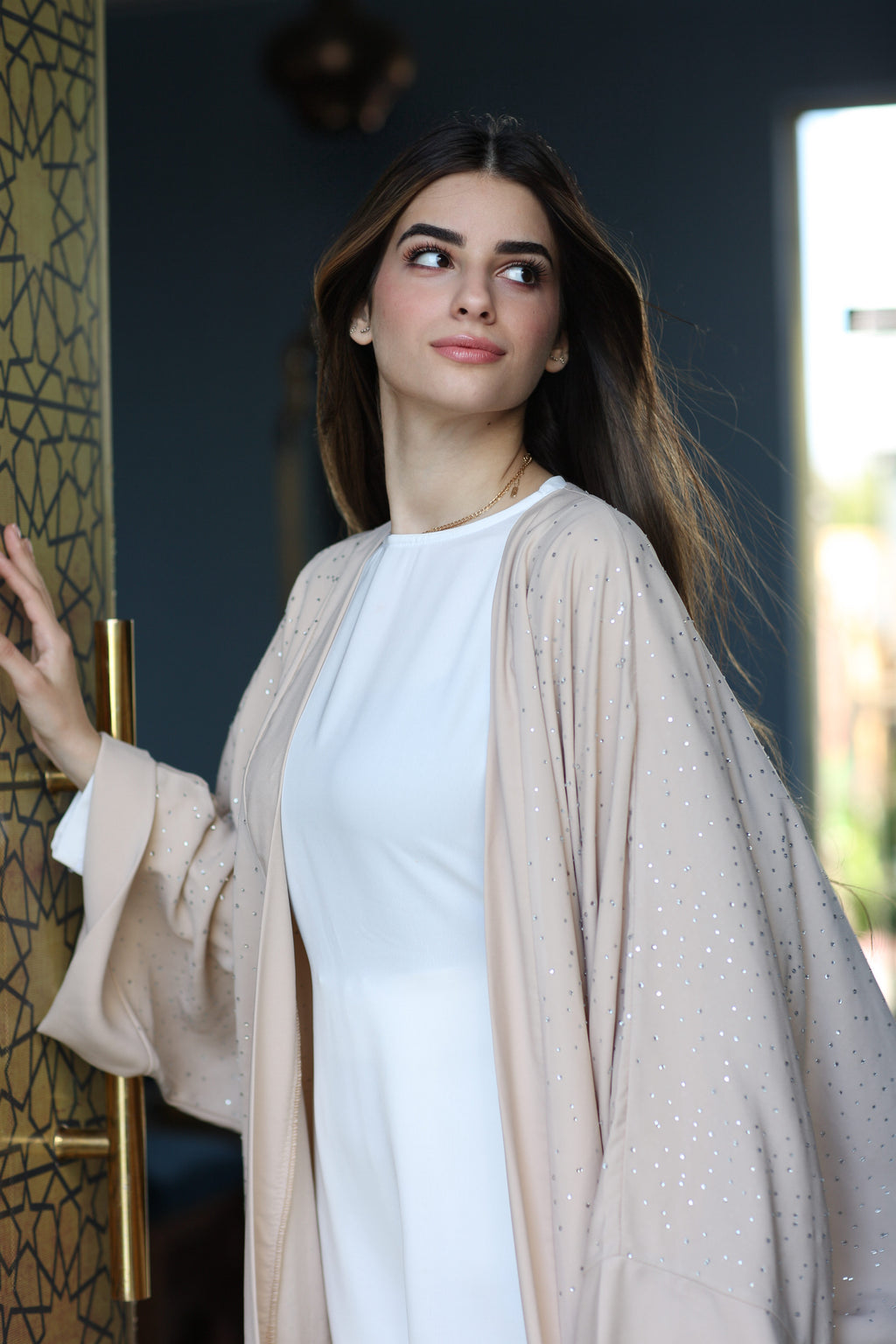 Queen Of Blings Kaftan Sand