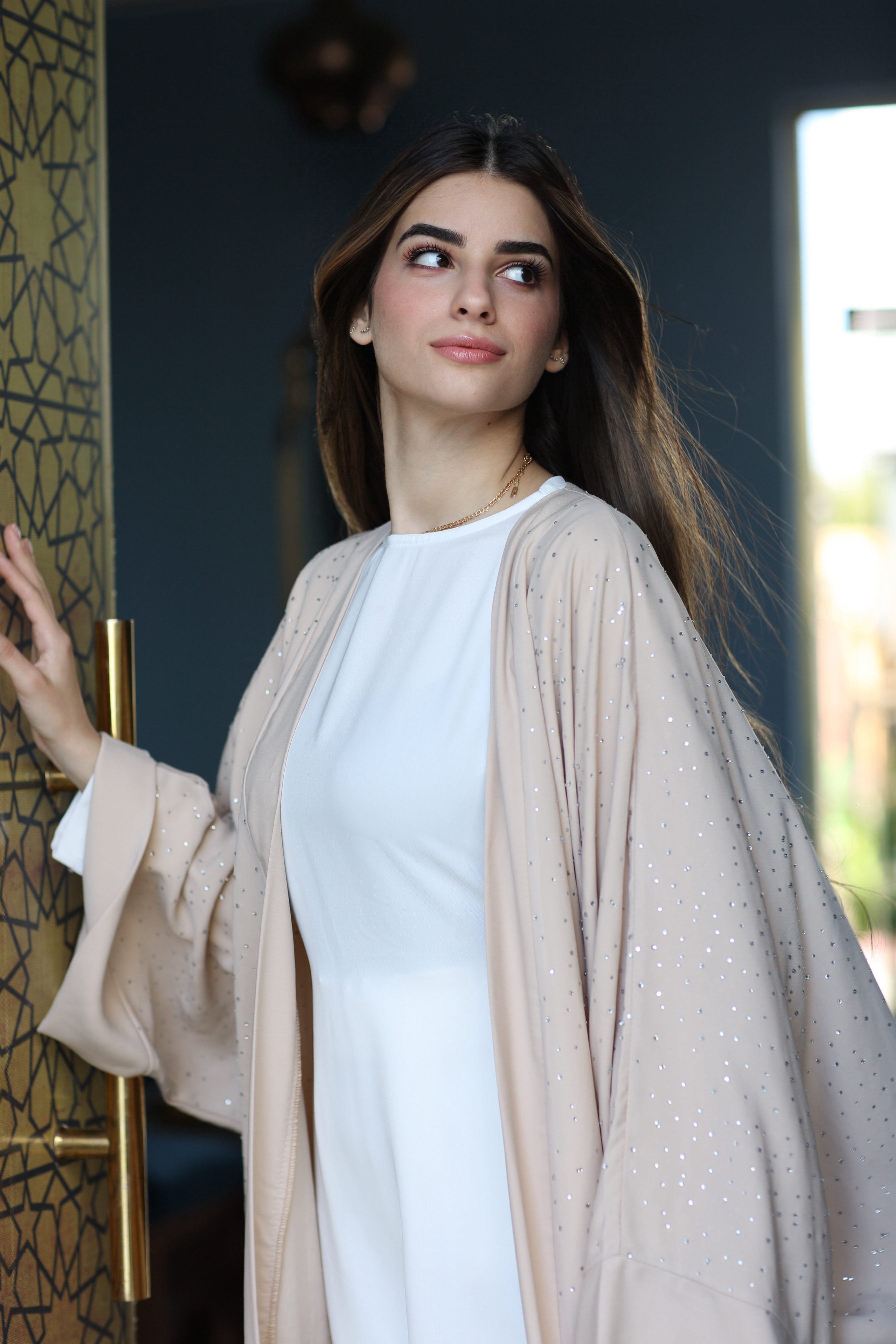 Queen Of Blings Kaftan Sand