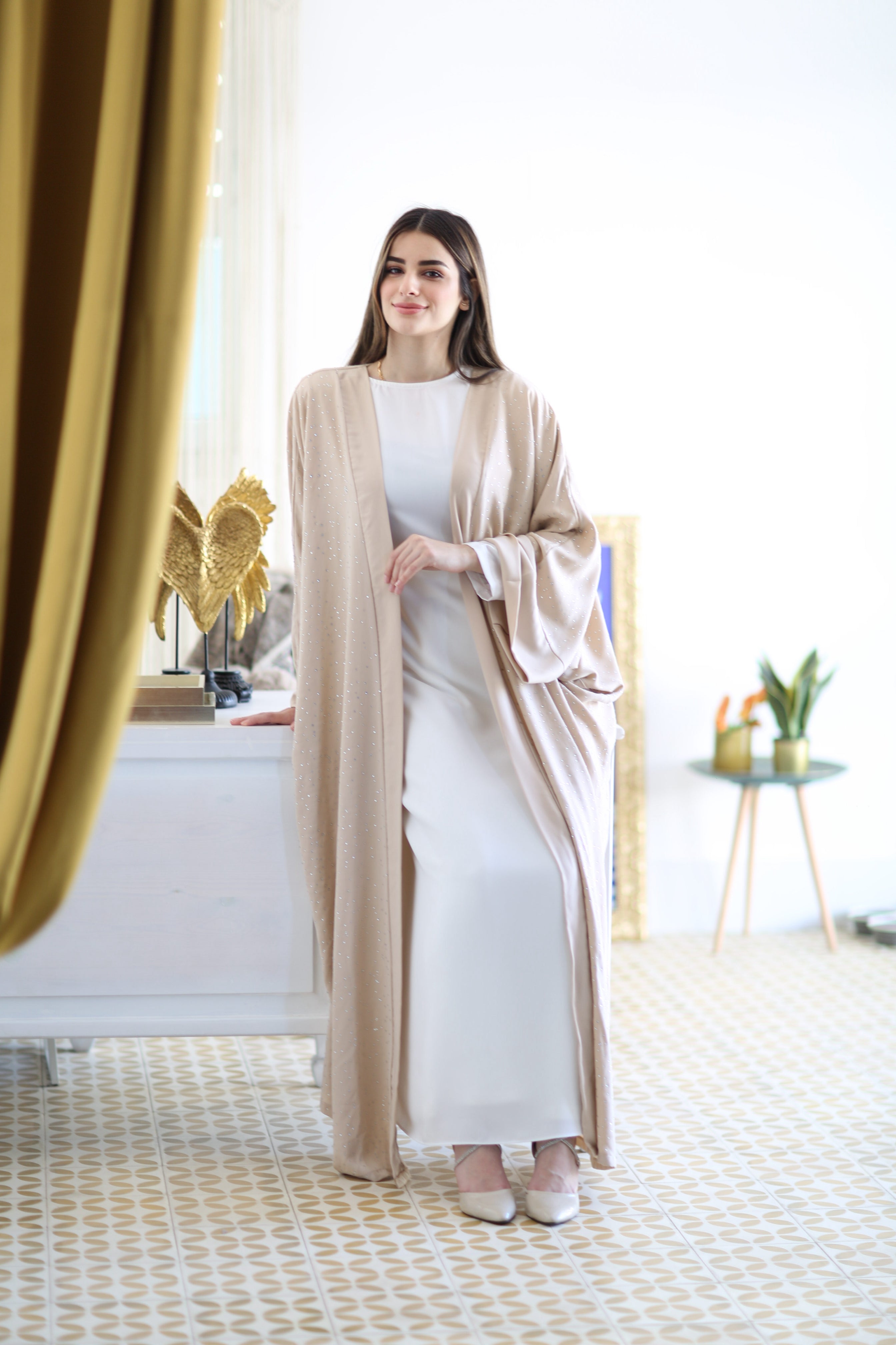 Queen Of Blings Kaftan Sand