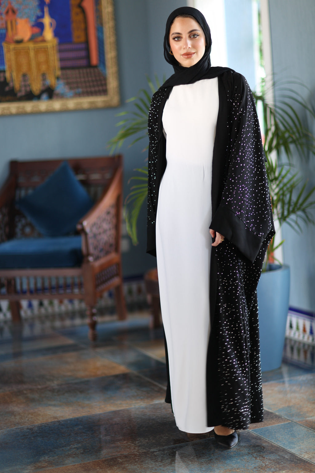 Queen Of Blings Kaftan Black