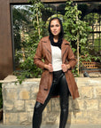 2 Way Leather Jacket Coca