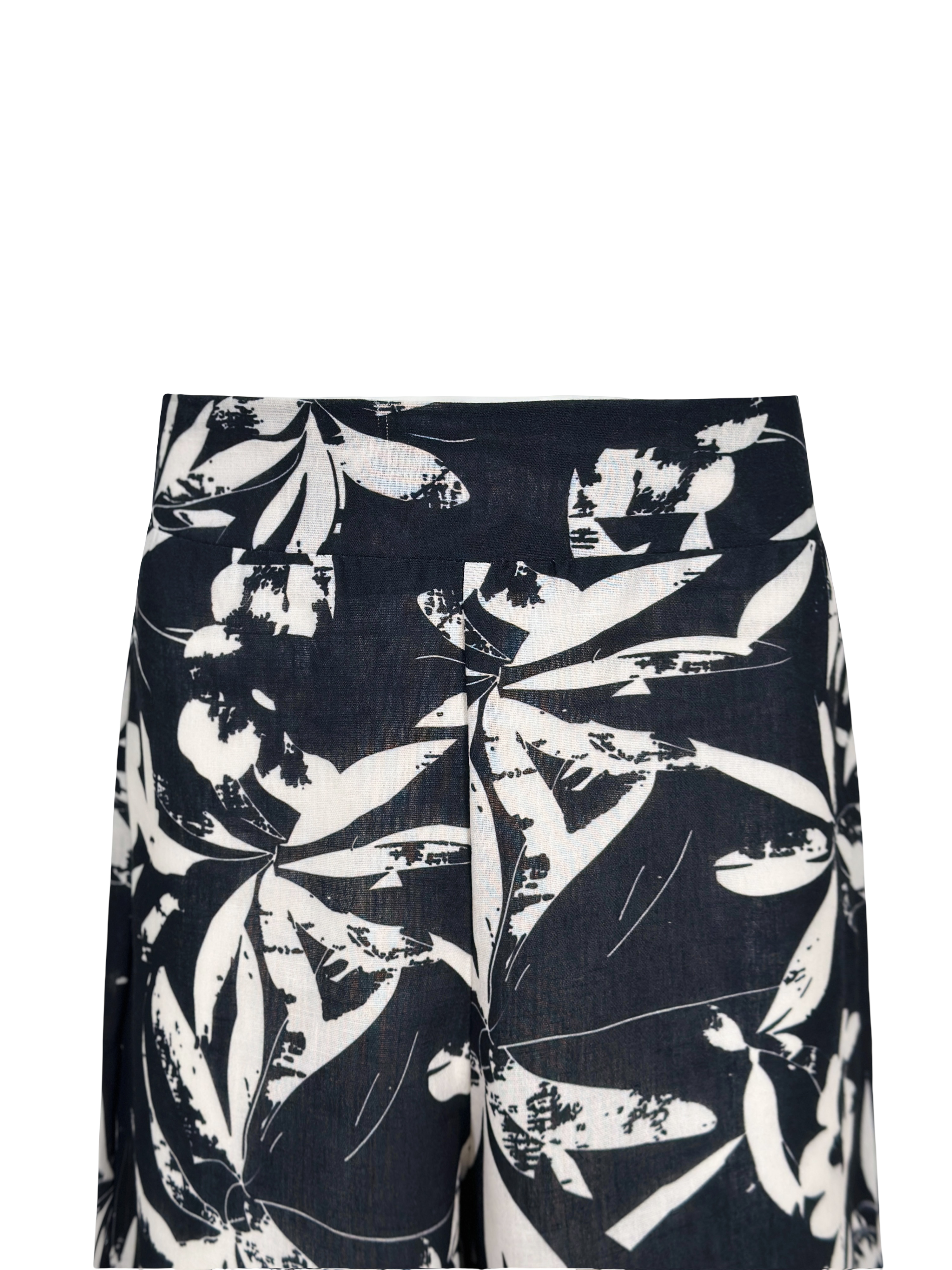 Black Palms Set Pants