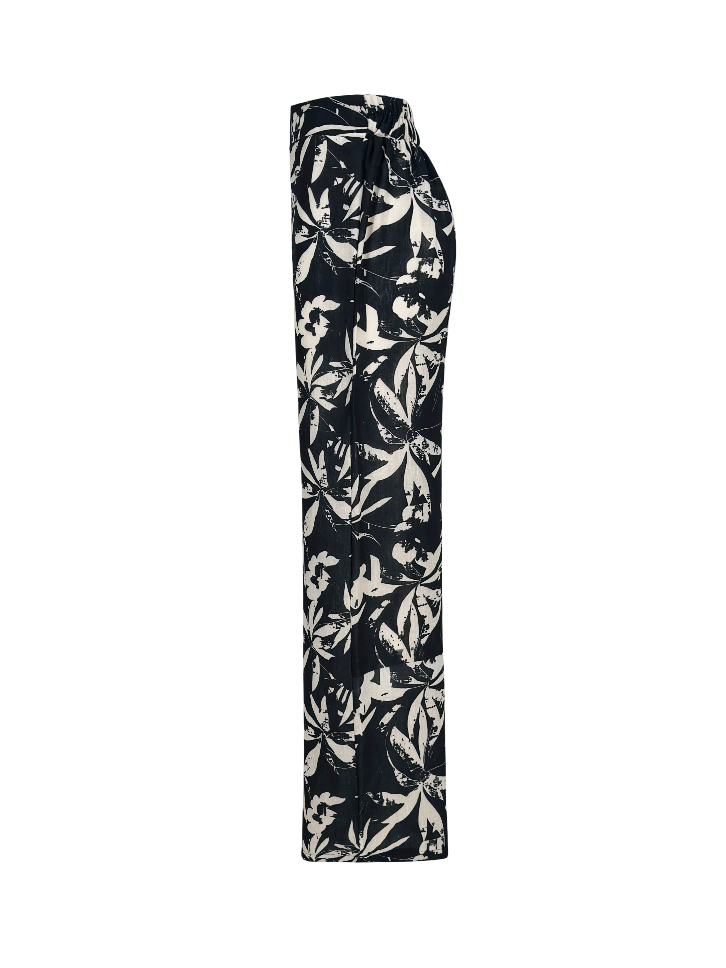Black Palms Set Pants