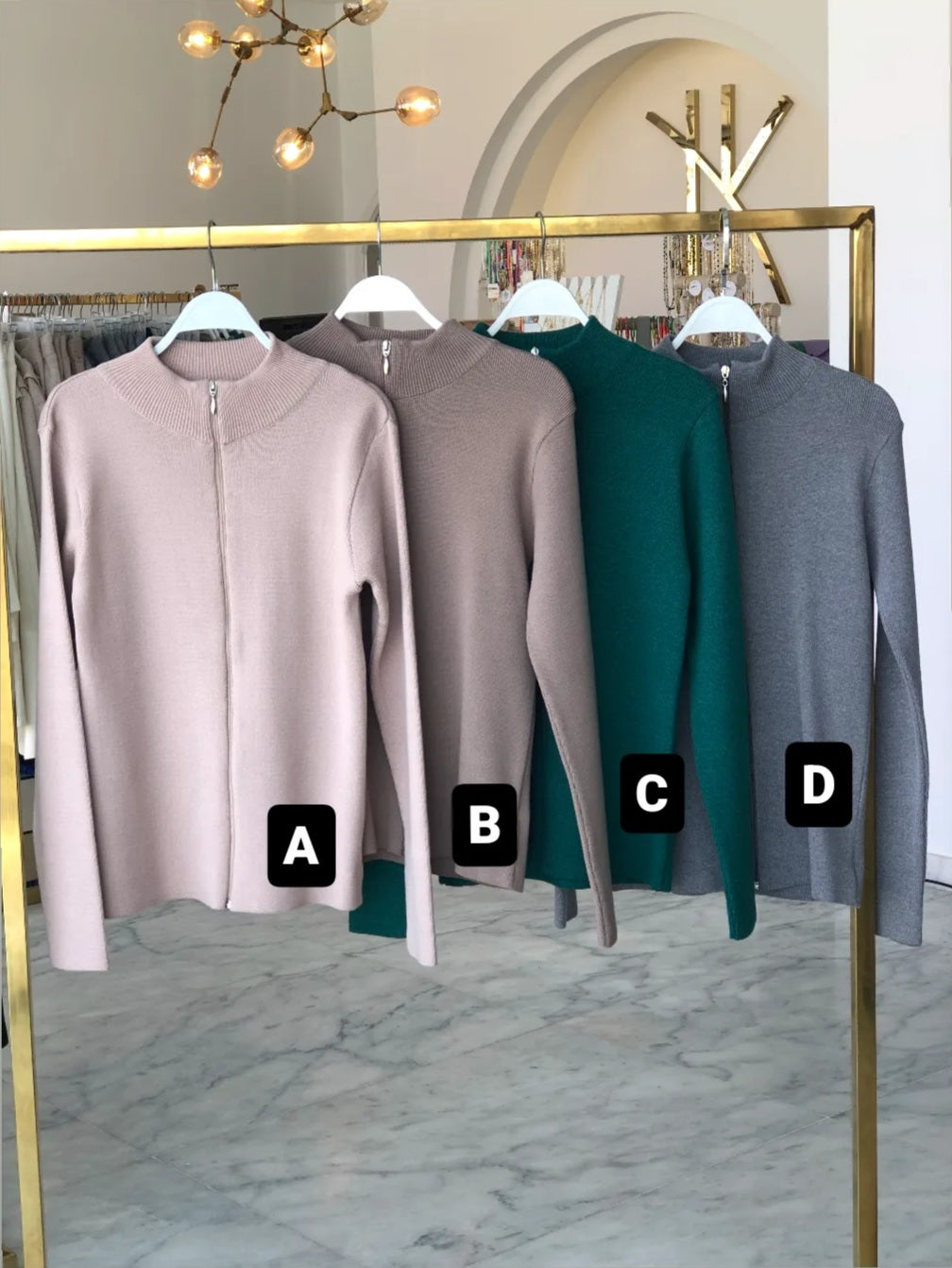 Zipper Sweater
