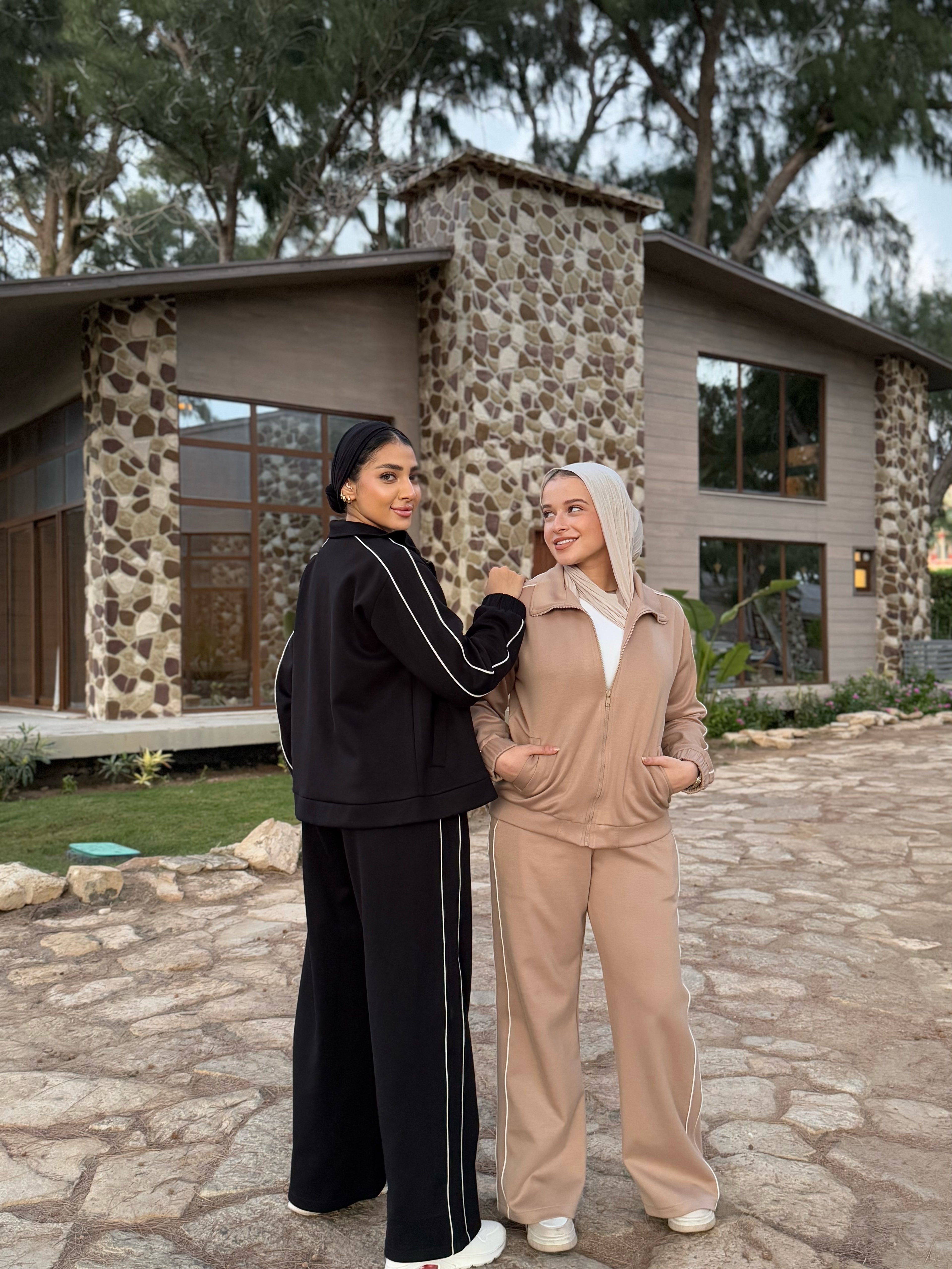 Double Trim Set Pants