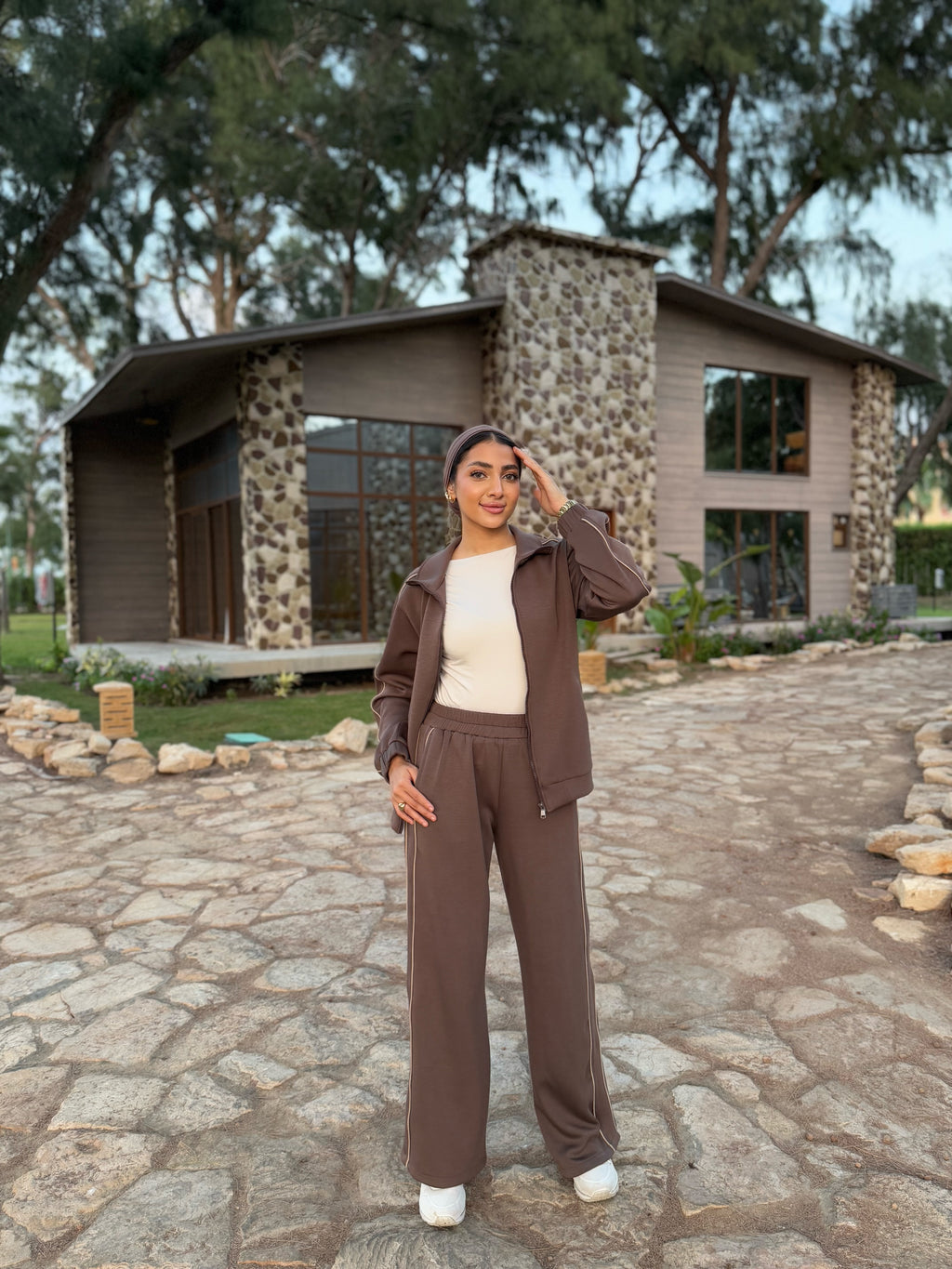 Double Trim Set Pants