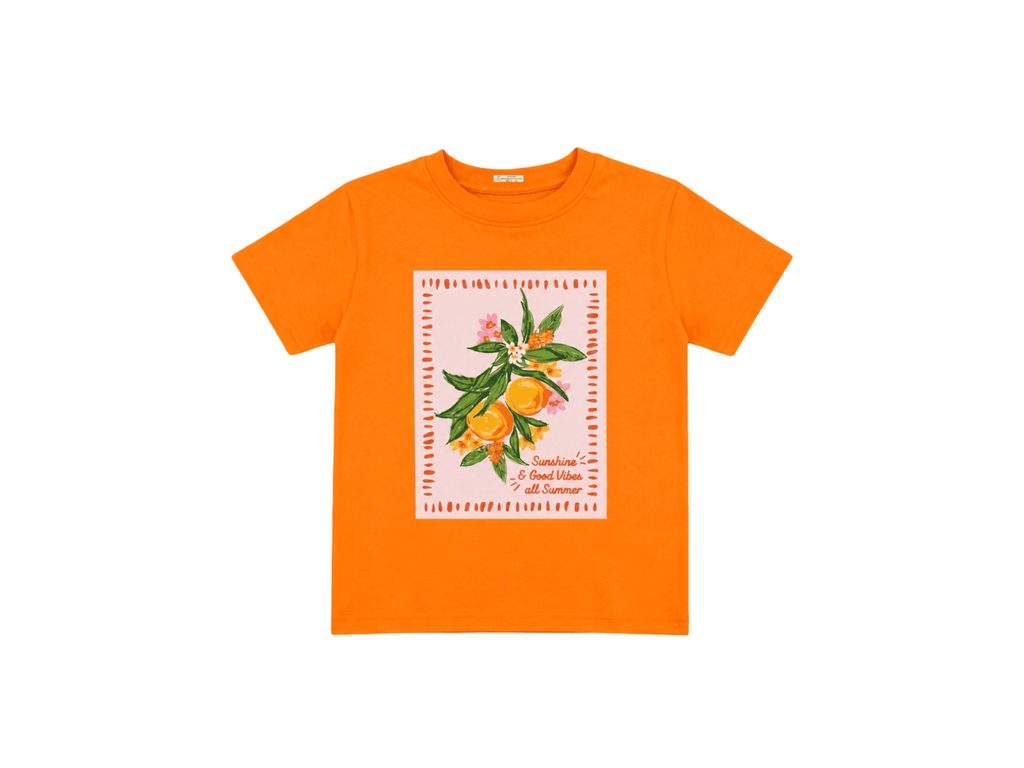 Orange Sunshine Kids T-Shirt
