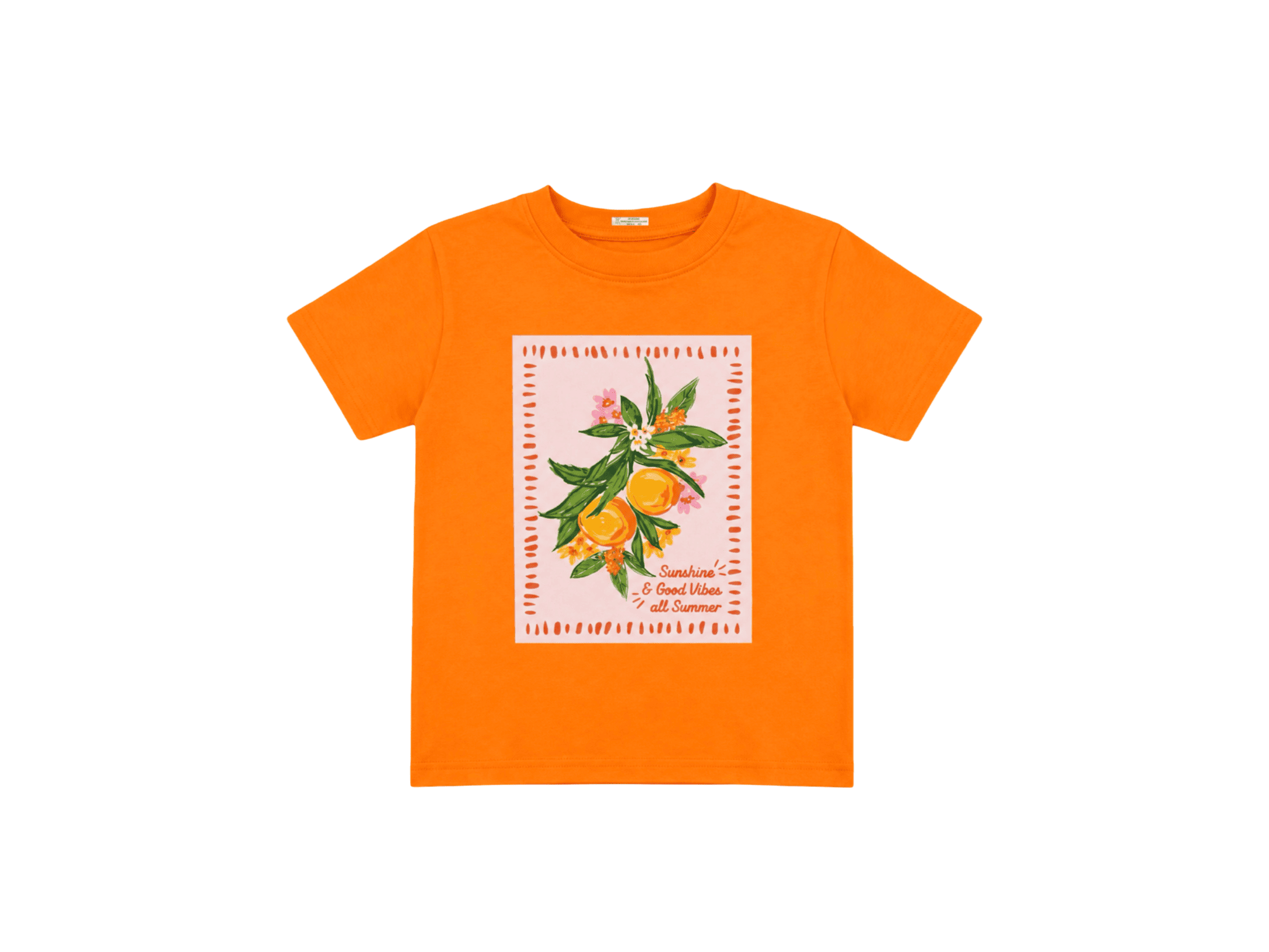 Orange Sunshine Kids T-Shirt