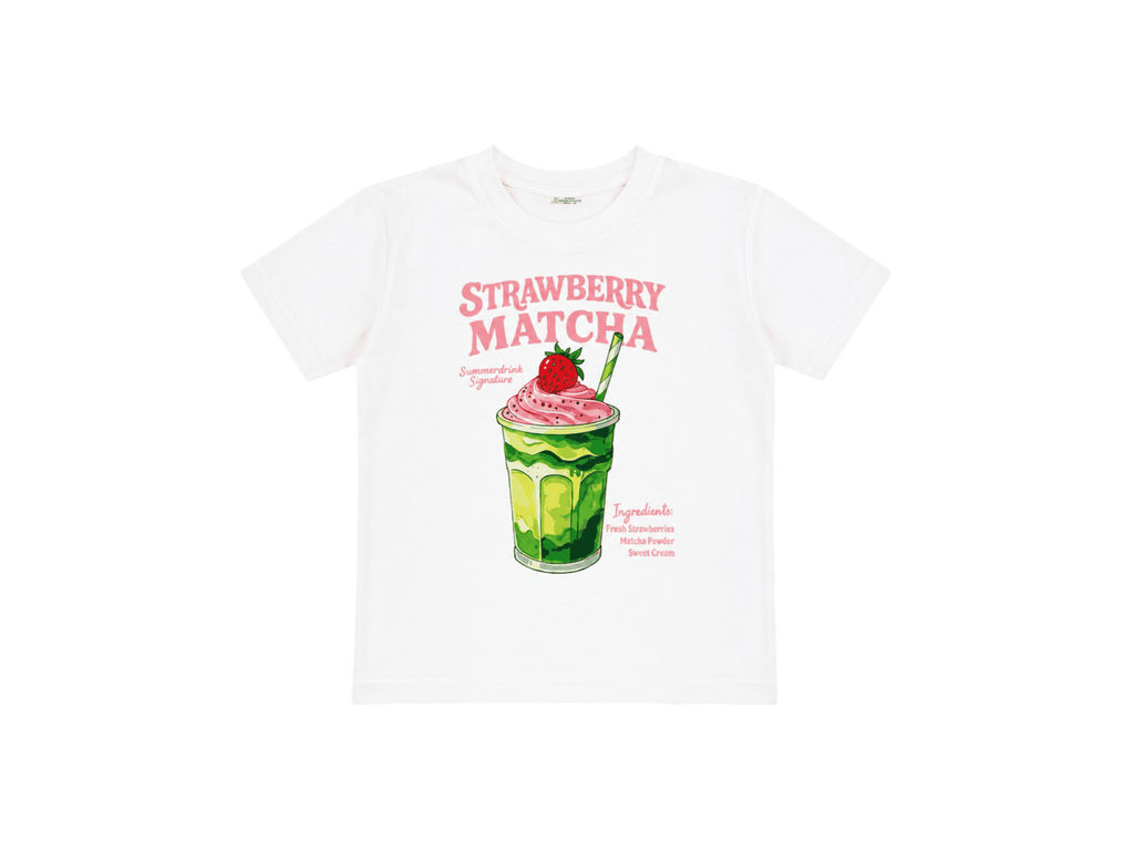 Strawberry Matcha Kids T-Shirt