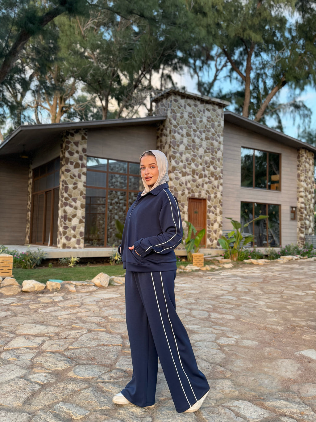 Double Trim Set Pants