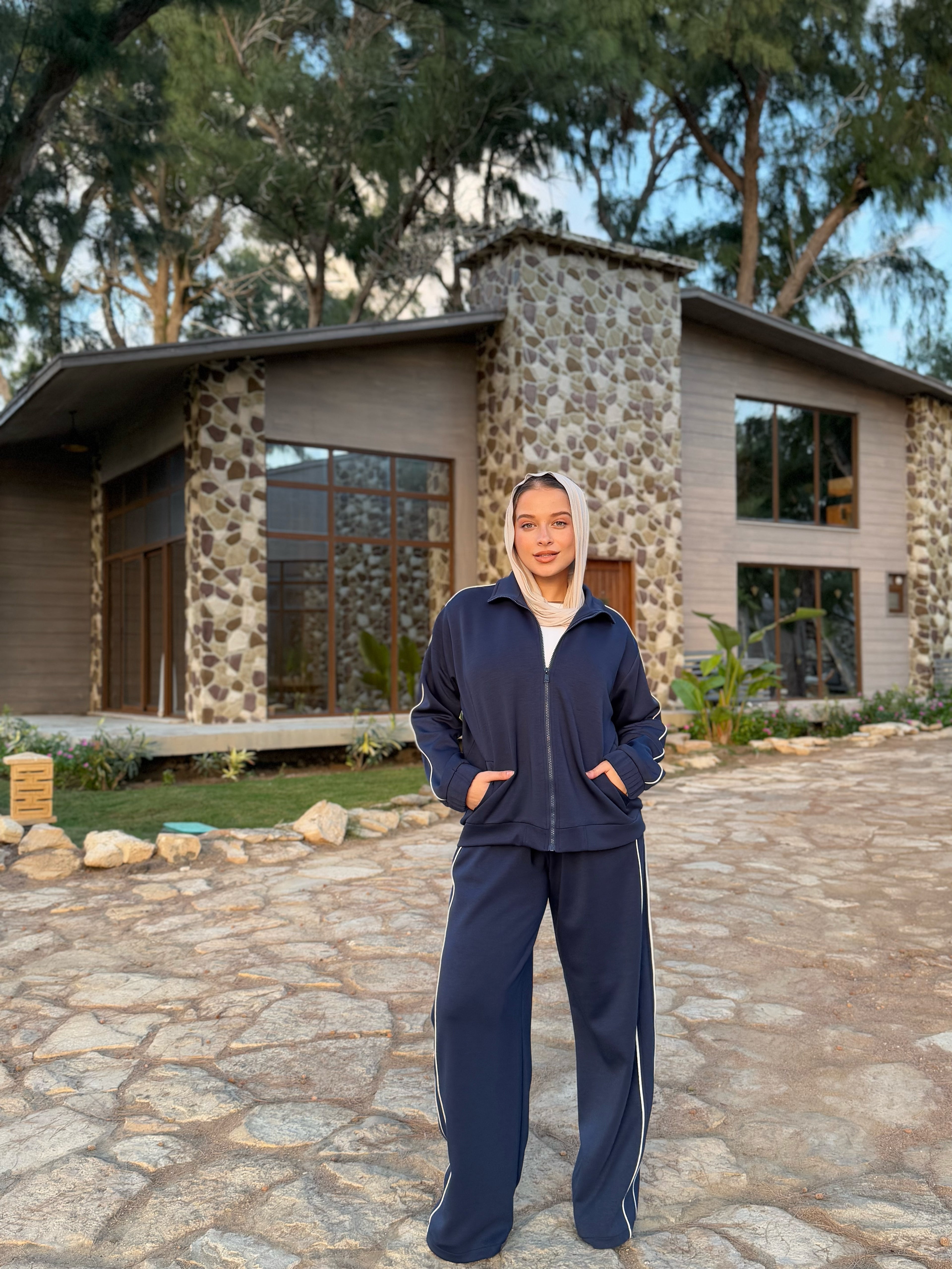 Double Trim Set Jacket