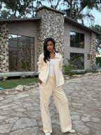 Double Trim Set Pants