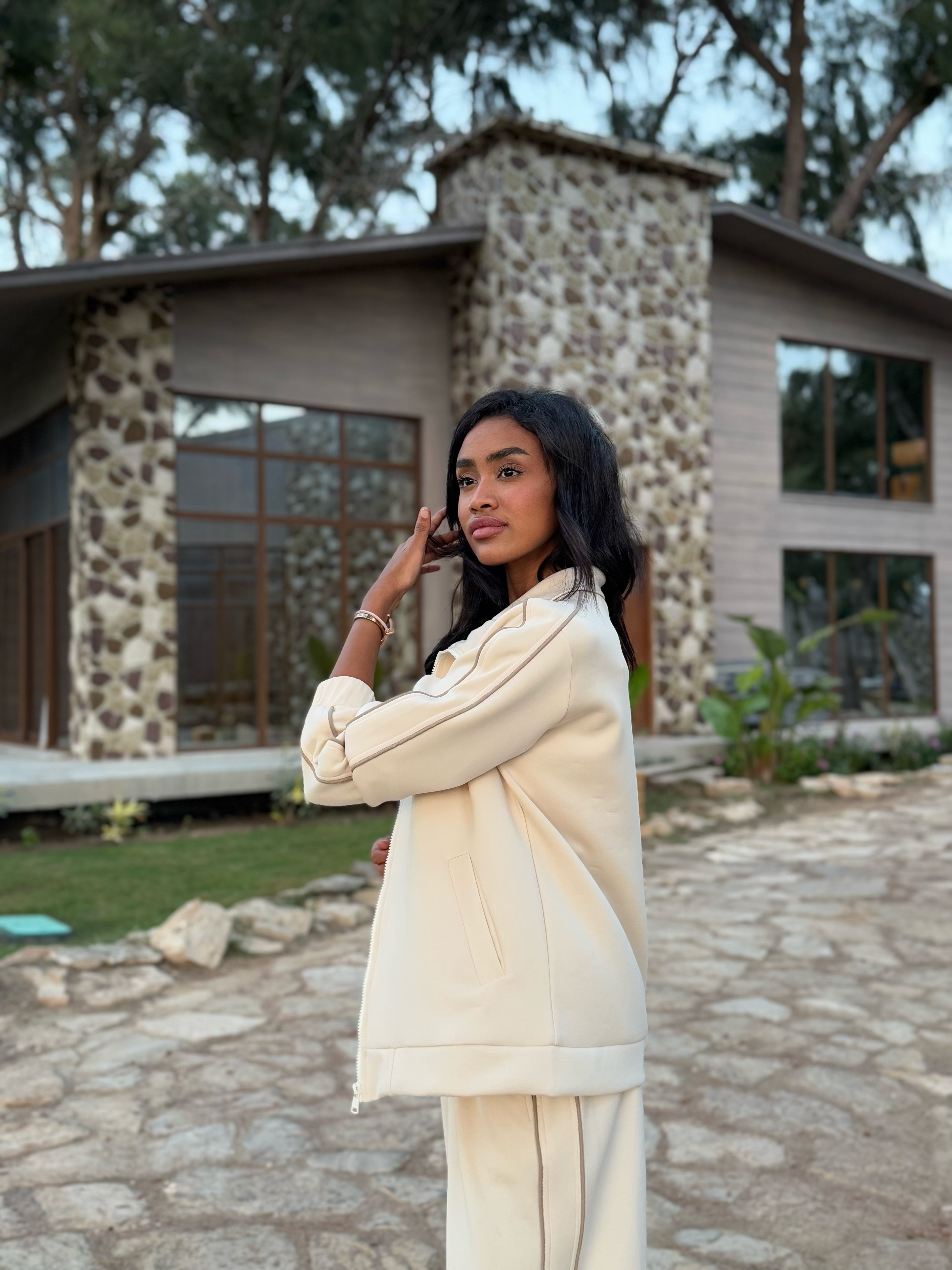 Double Trim Set Jacket