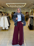 Queen Denim Jacket Frosted Dark Silver