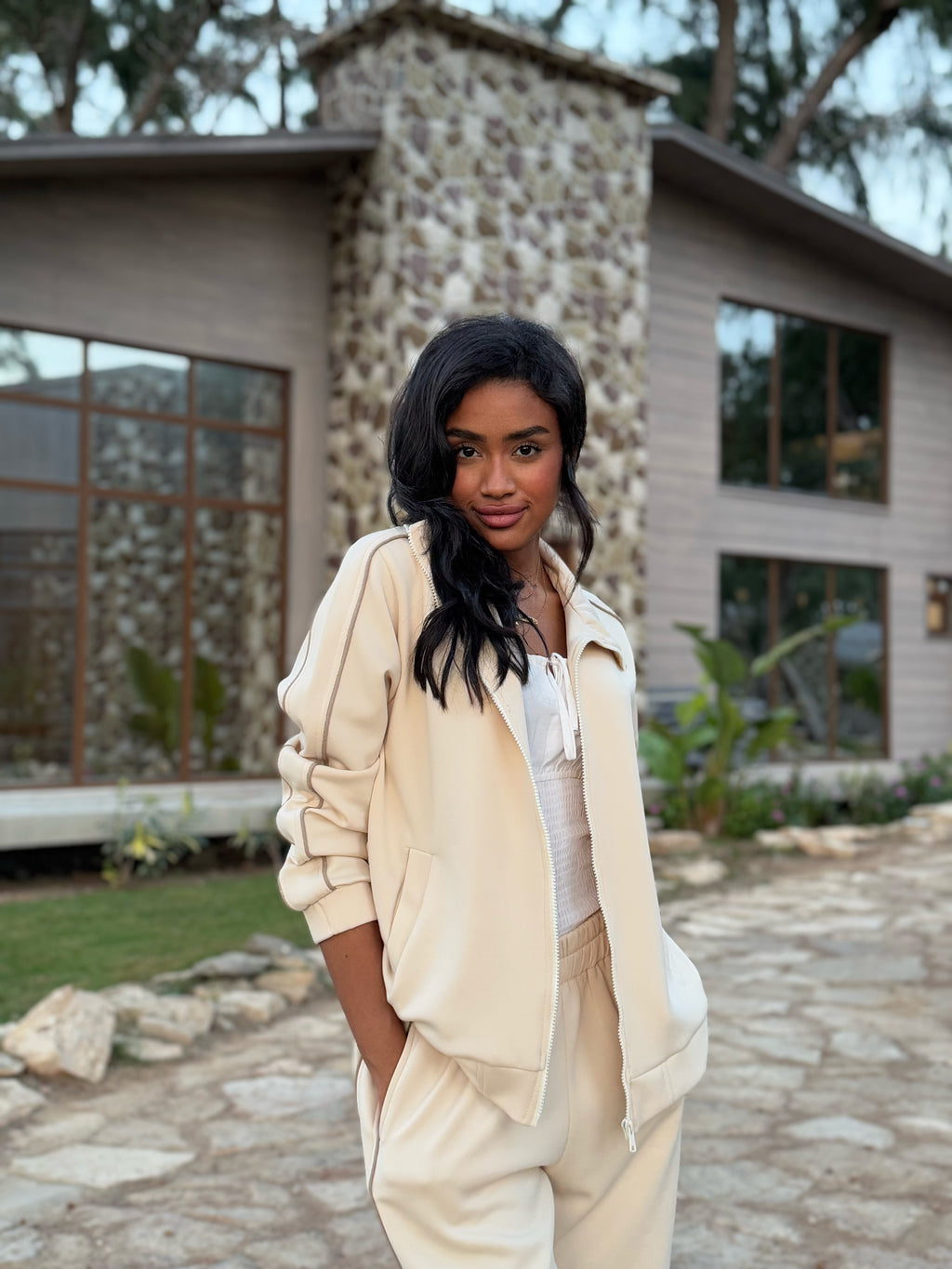 Double Trim Set Jacket