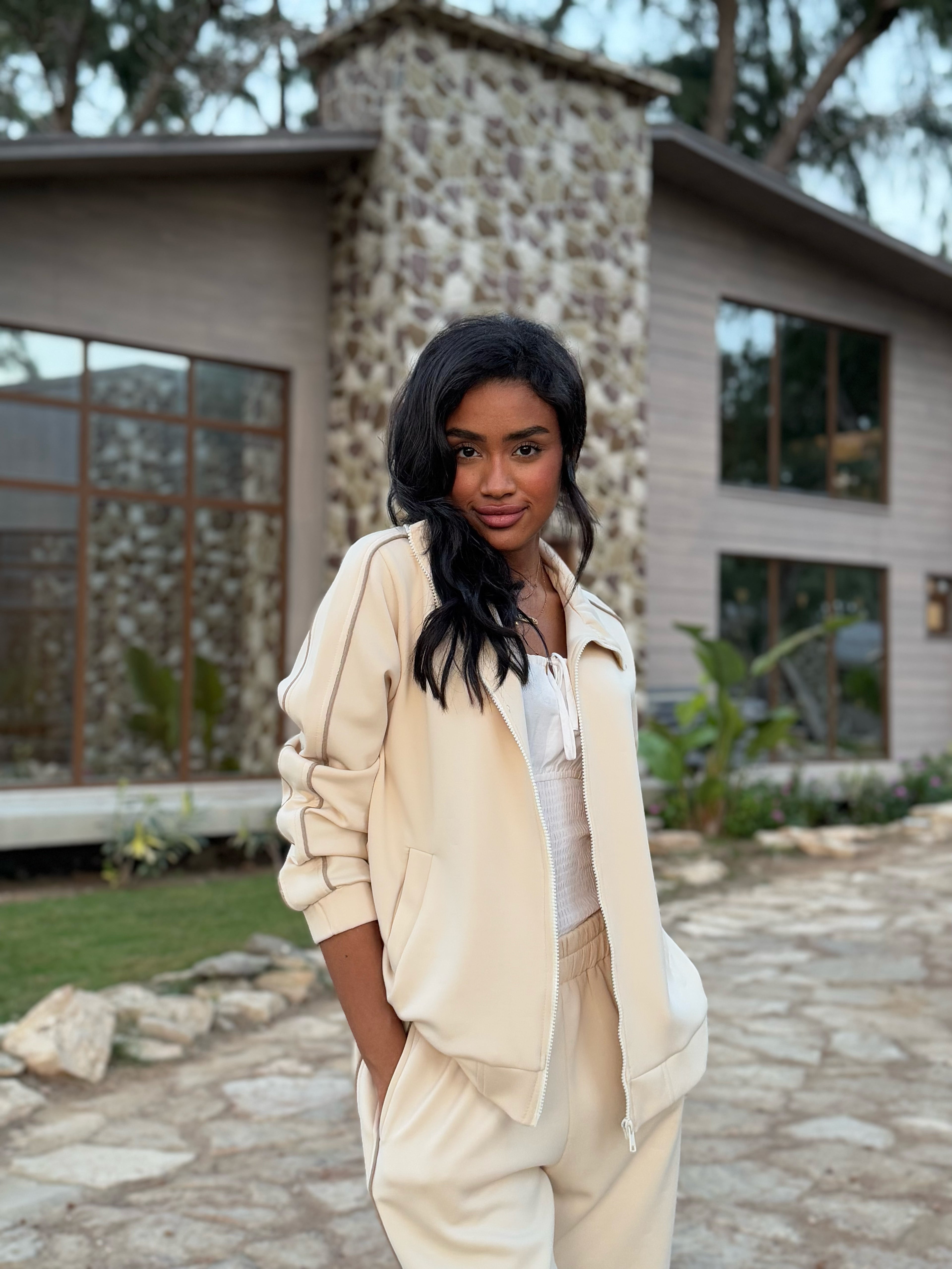 Double Trim Set Jacket