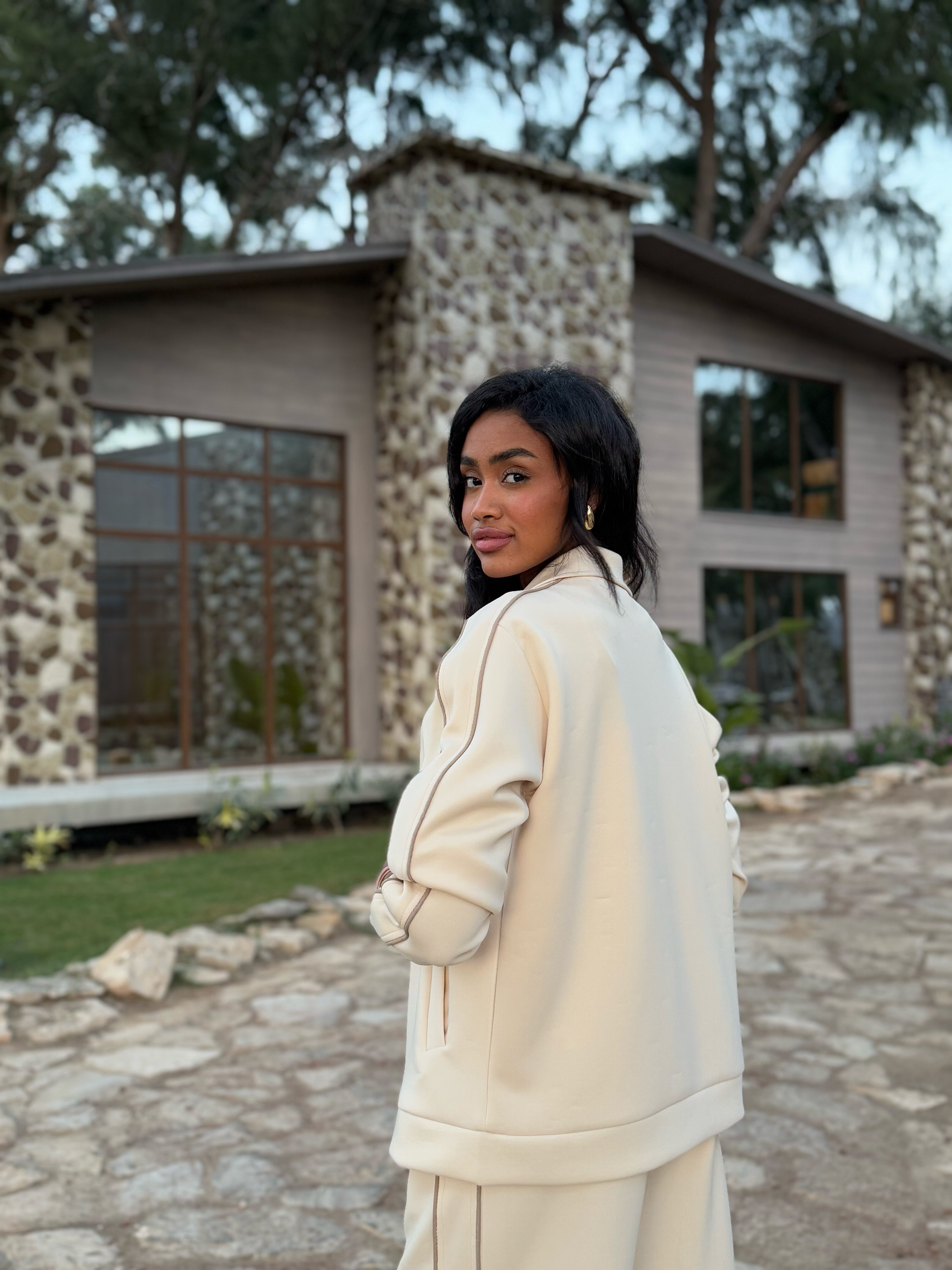 Double Trim Set Jacket