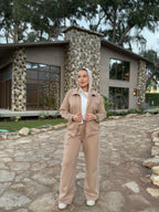 Double Trim Set Pants