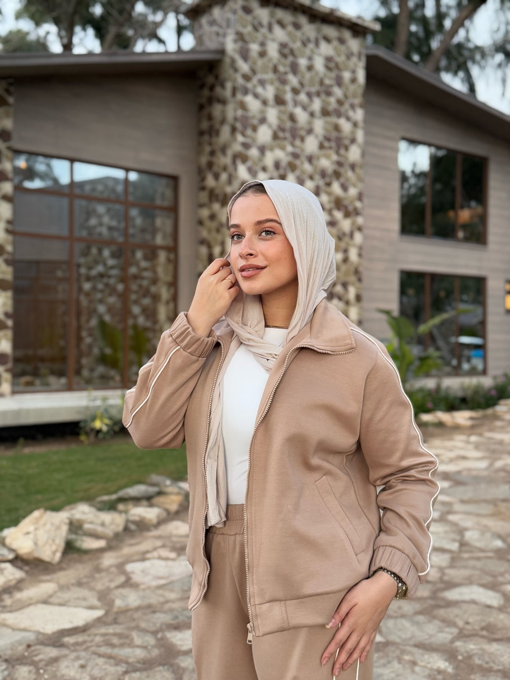 Double Trim Set Jacket