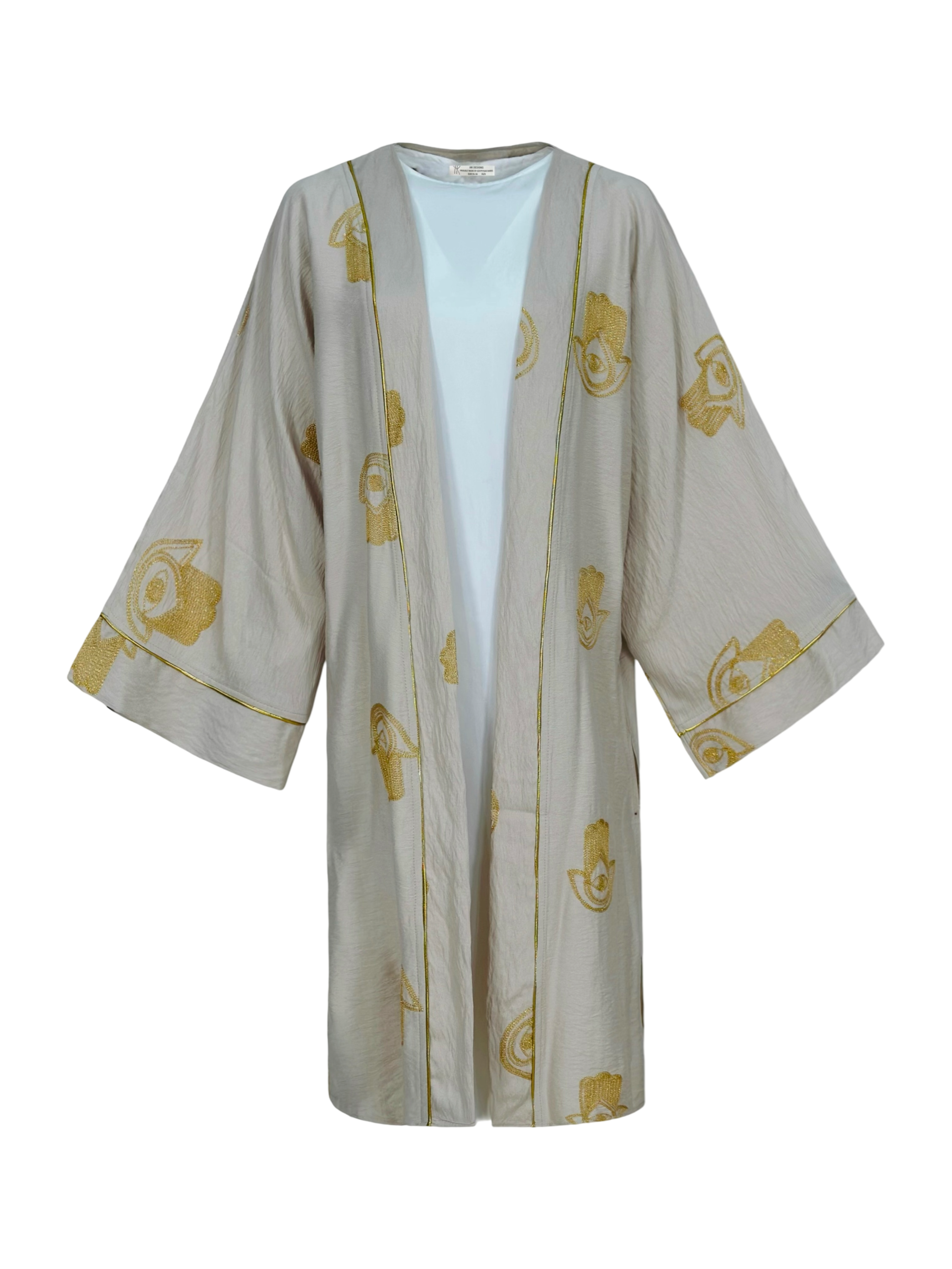 Golden eye khamsa Kimono