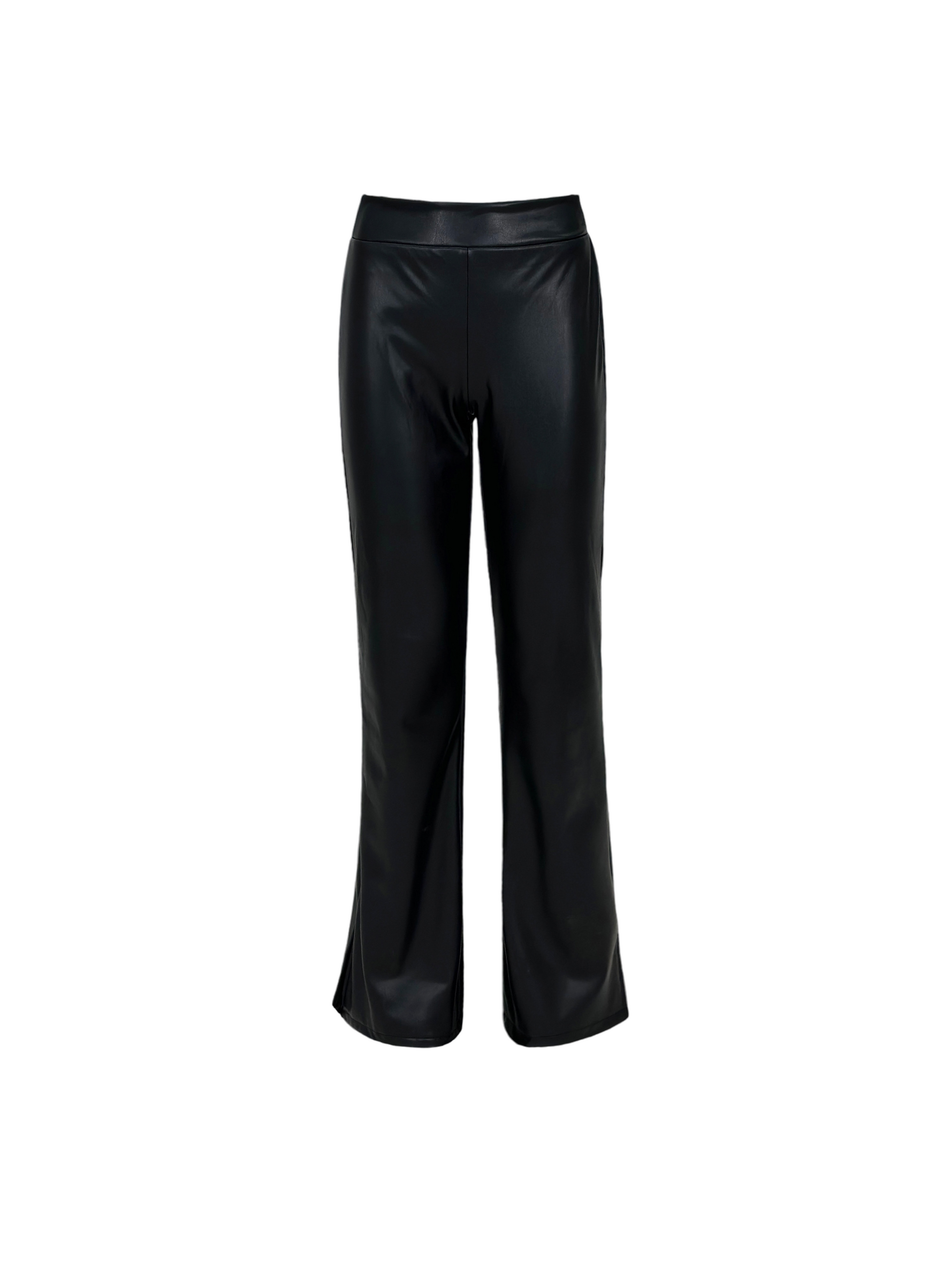 Flare Leather Pants