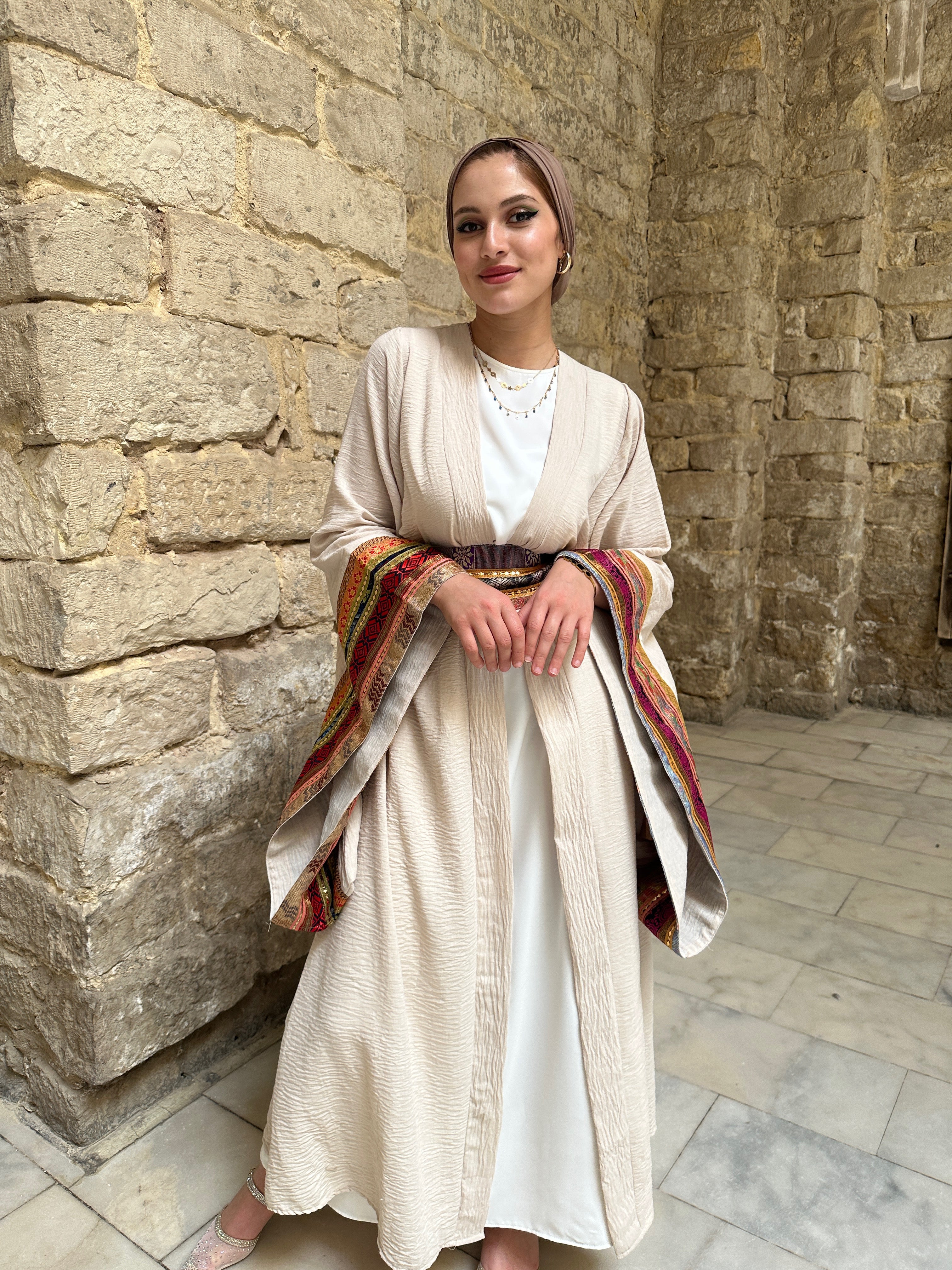 New Arabian Nights Kaftan Oatmeal