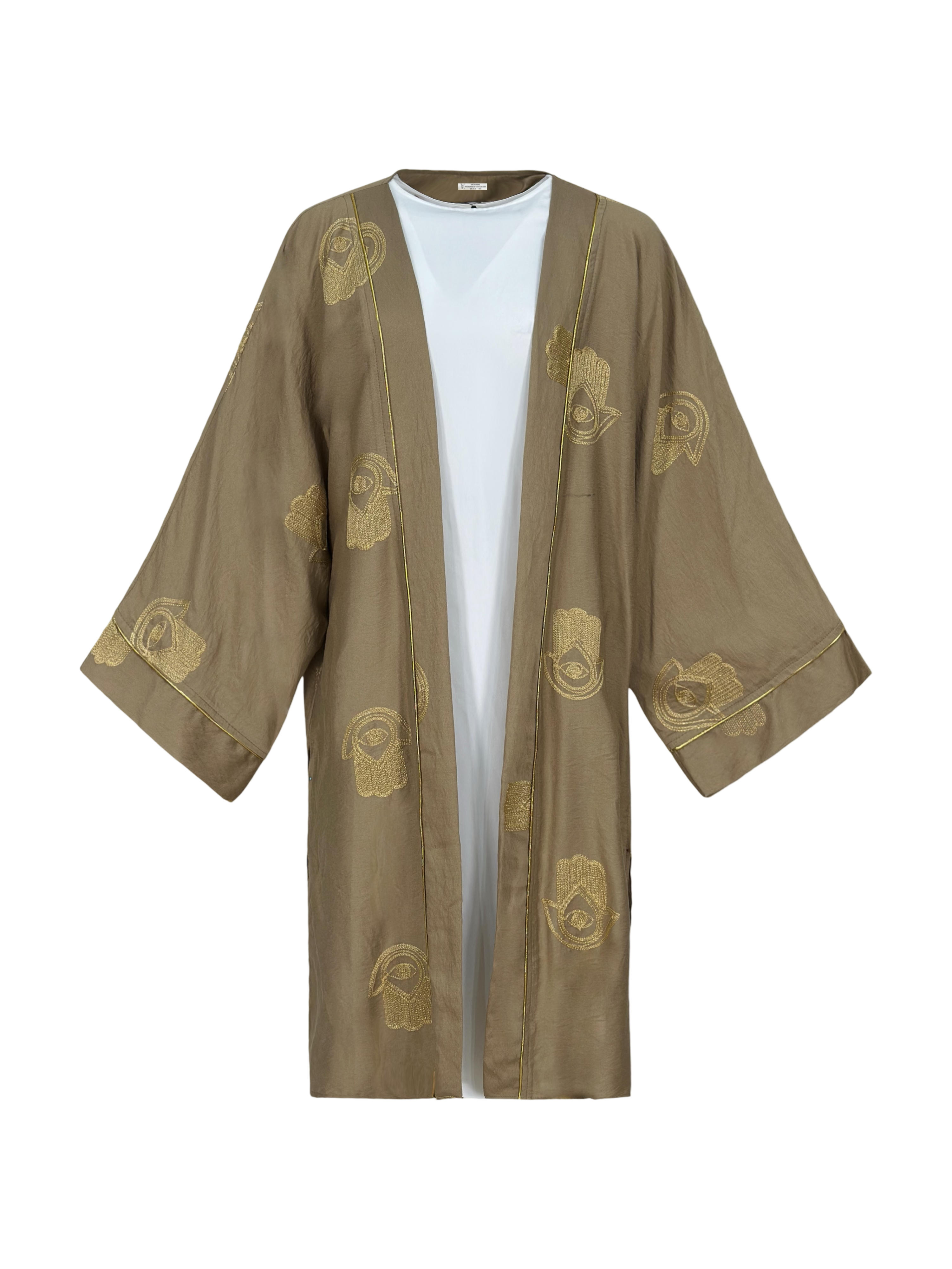 Golden eye khamsa Kimono