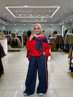 Cherry Trims Denim Pants