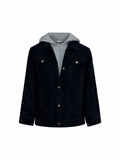 Hooded Corduroy Jacket