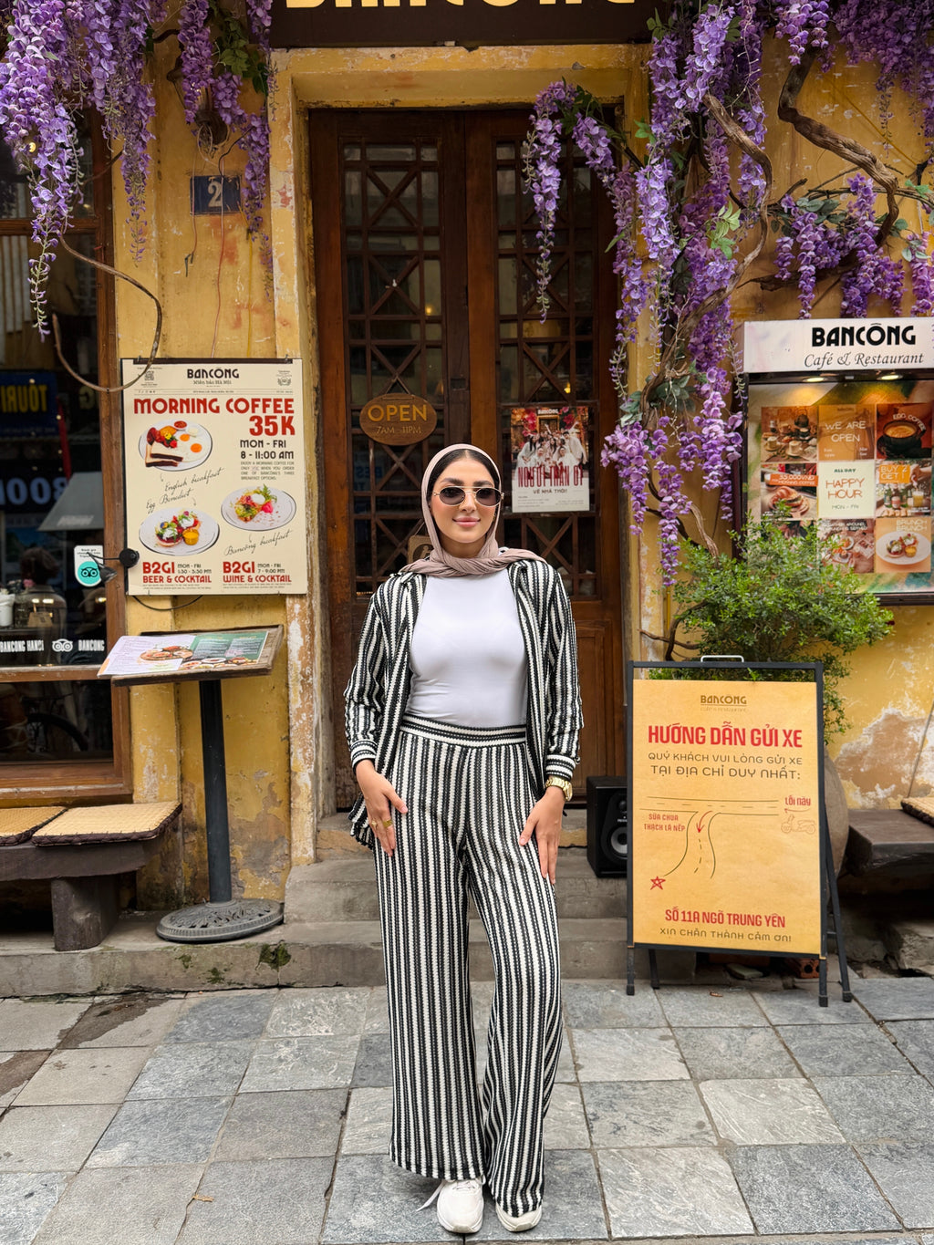 Stripes Summer Knits Pants