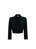 Belted Cropped Blazer