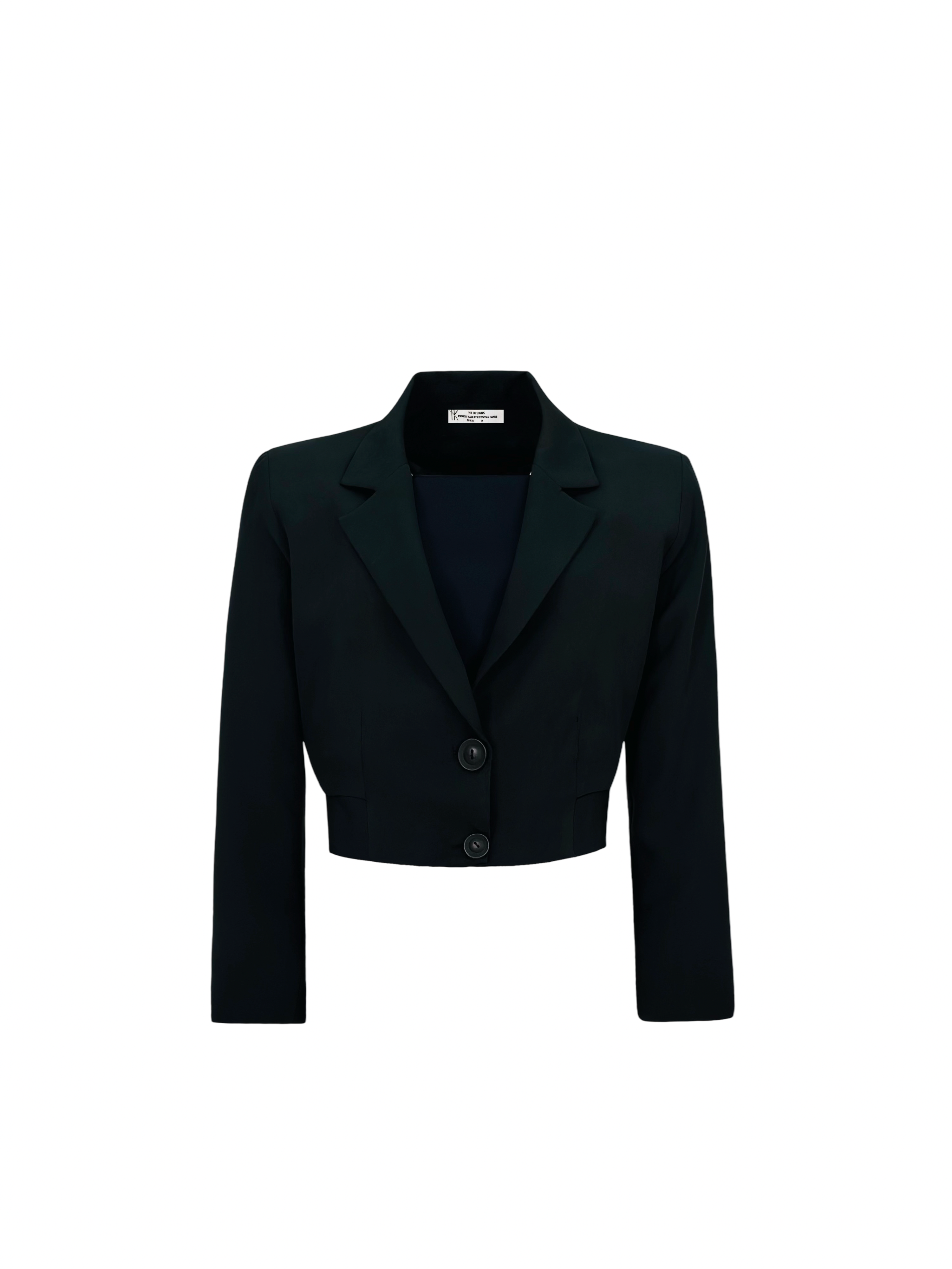 Belted Cropped Blazer