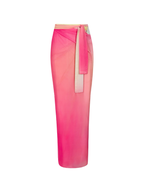 Sour Rose Ruffled Cover up