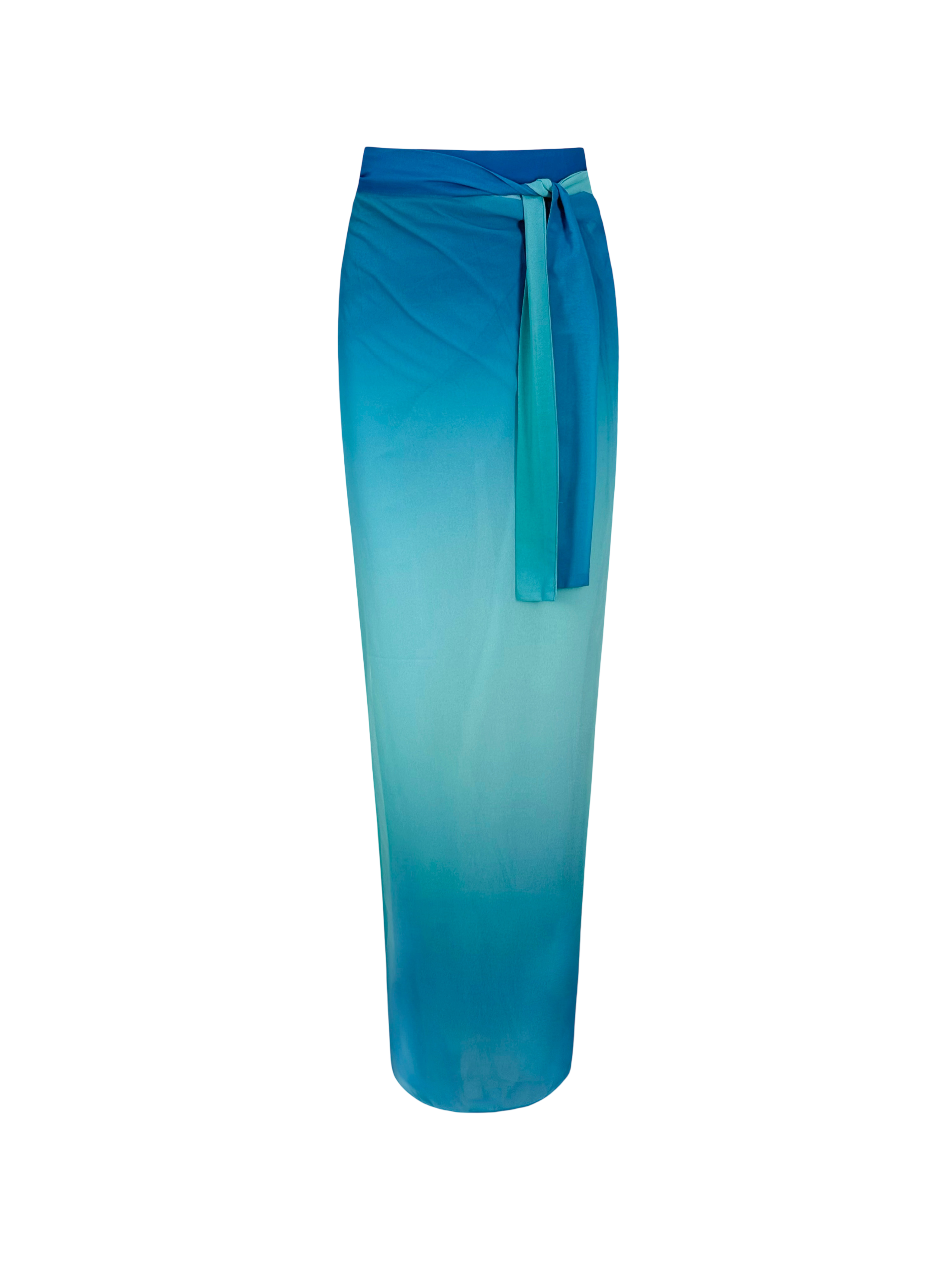 Aqua Skies Ruffled Cover up